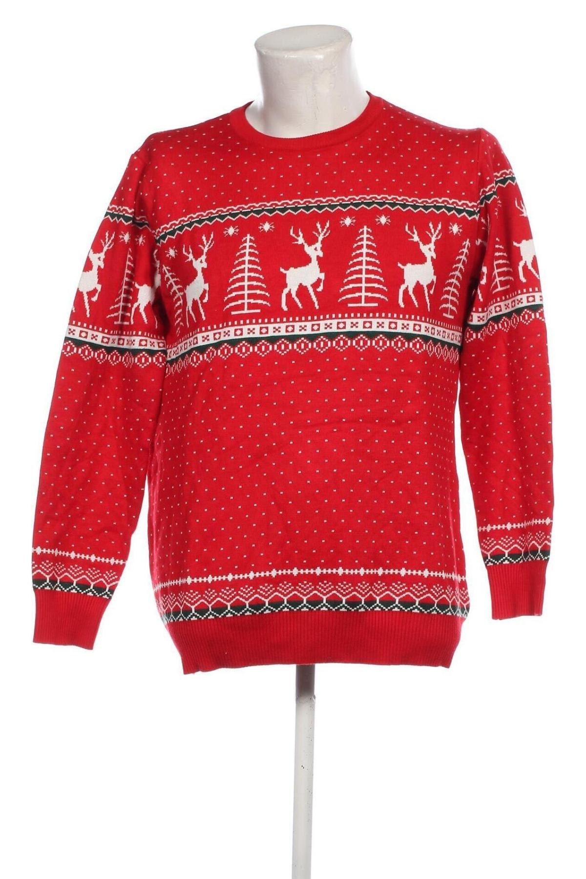 Męski sweter Aibrou, Rozmiar XL, Kolor Czerwony, Cena 33,99 zł