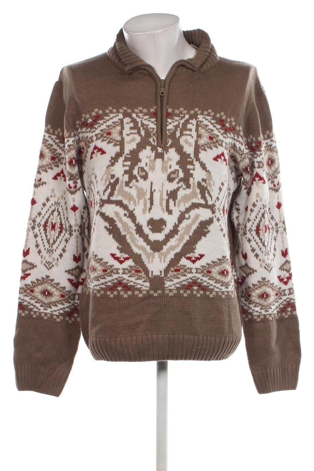 Męski sweter Atlas For Women, Rozmiar XXL, Kolor Kolorowy, Cena 37,99 zł