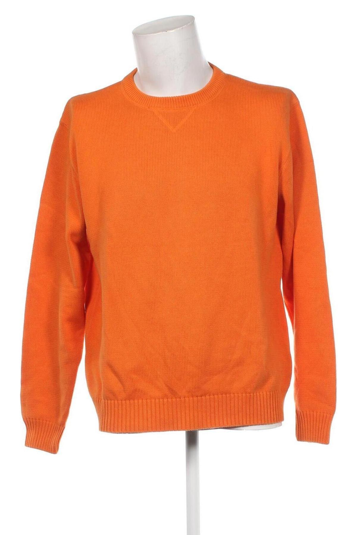 Herrenpullover Basixx, Größe XL, Farbe Orange, Preis 7,49 €