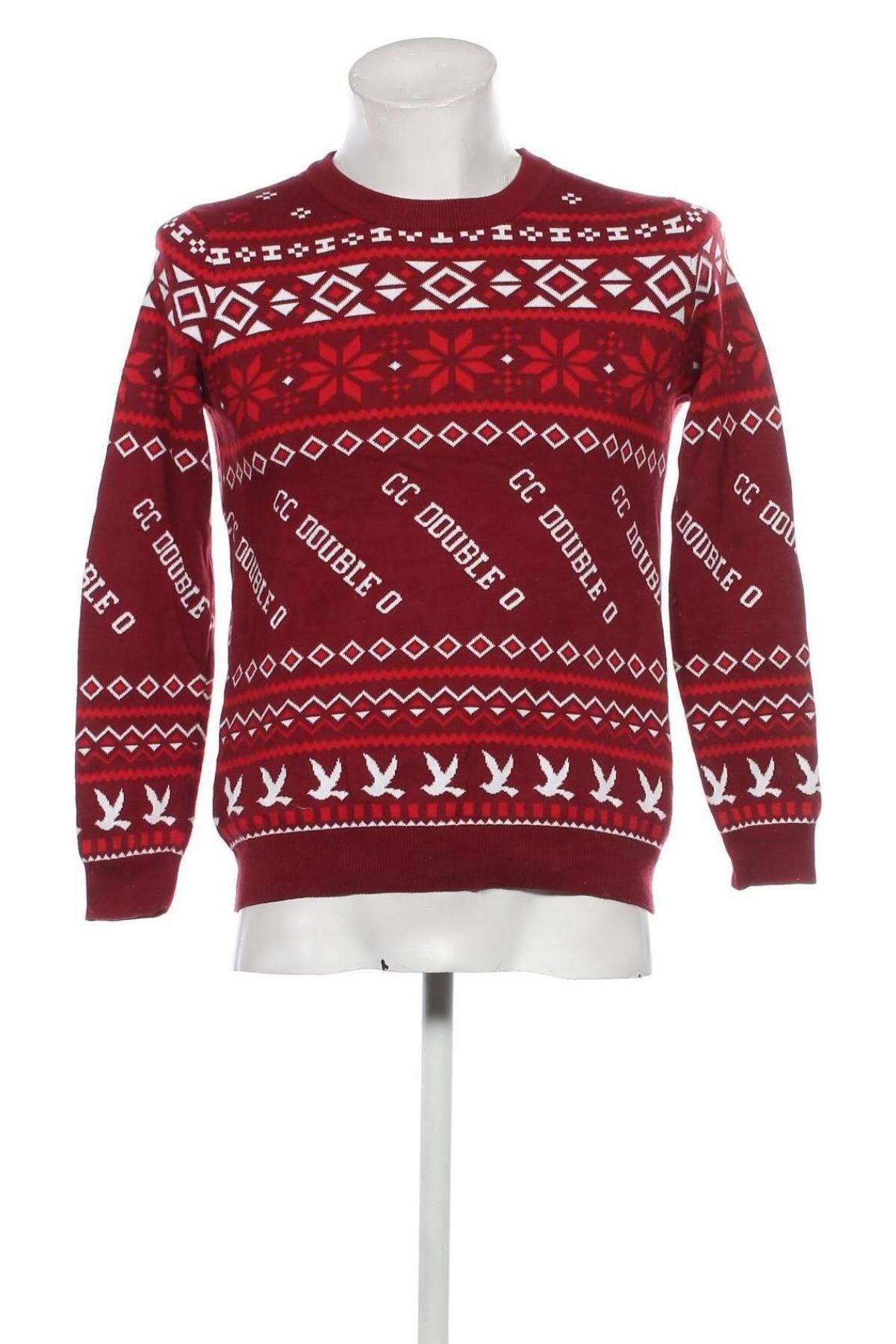 Męski sweter Cc Double O, Rozmiar S, Kolor Czerwony, Cena 29,99 zł