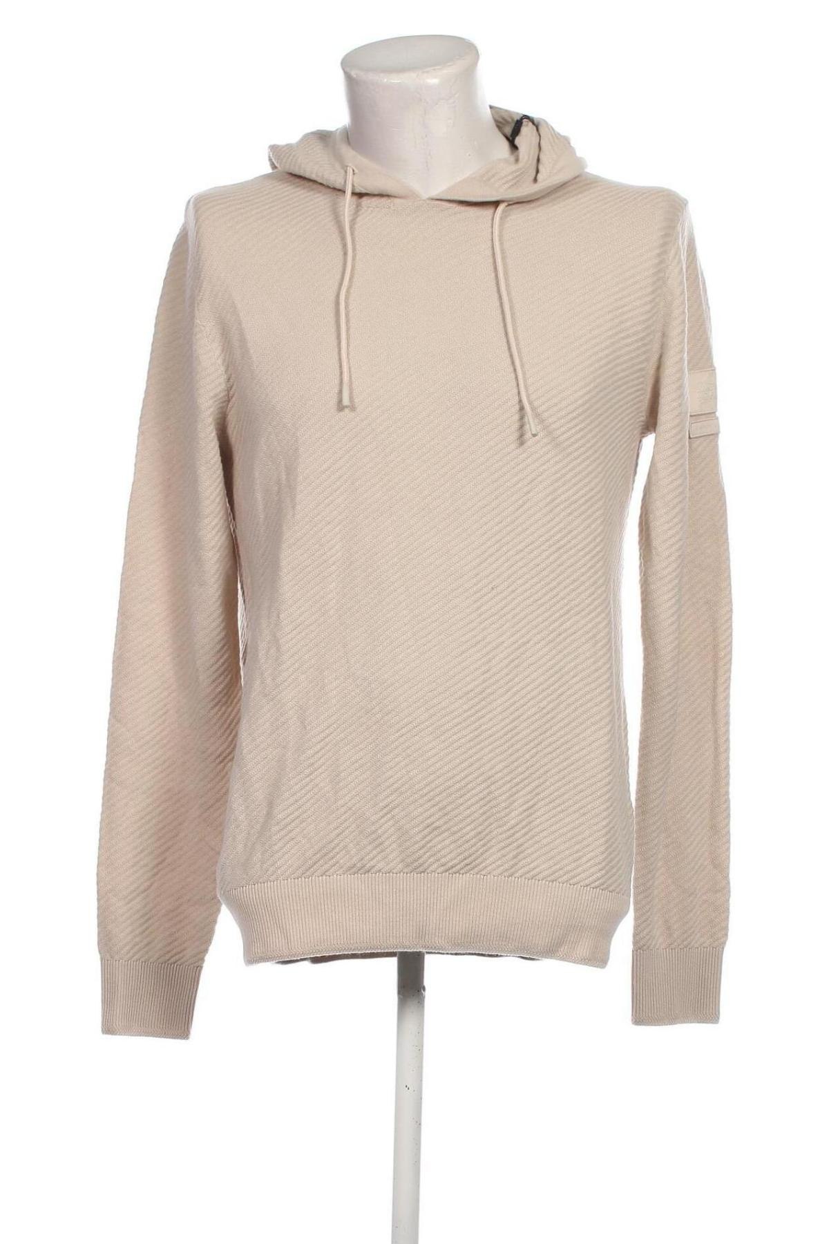 Herrenpullover Core By Jack & Jones, Größe M, Farbe Beige, Preis 39,99 €