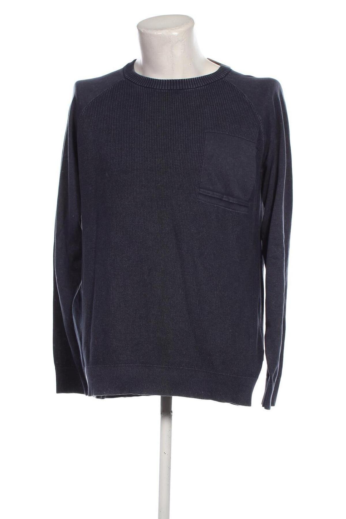 Męski sweter Core By Jack & Jones, Rozmiar L, Kolor Niebieski, Cena 71,99 zł