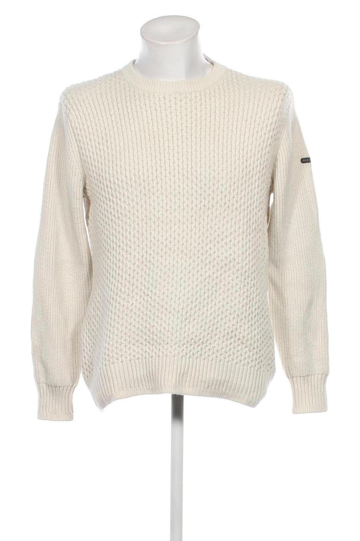 Herrenpullover Duck and Cover, Größe XL, Farbe Ecru, Preis € 8,99