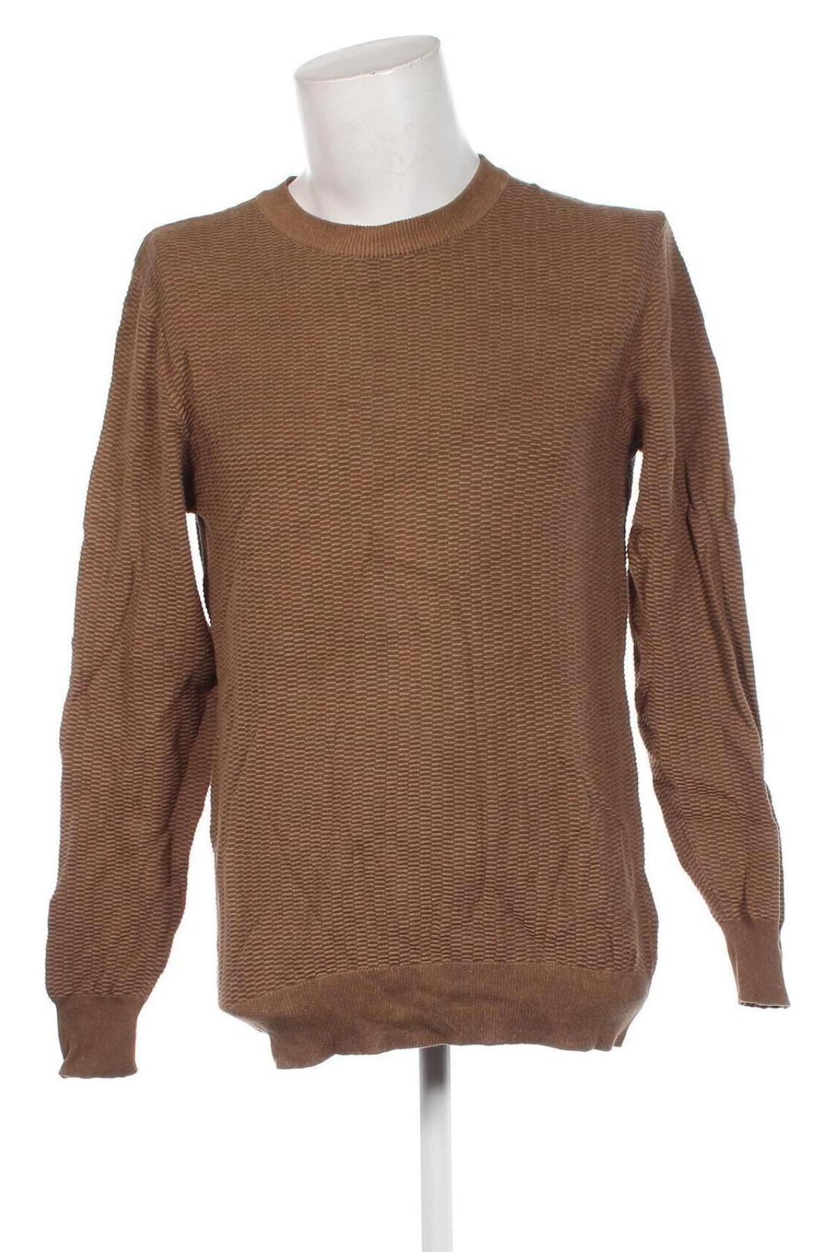 Herrenpullover George, Größe M, Farbe Braun, Preis 3,99 €