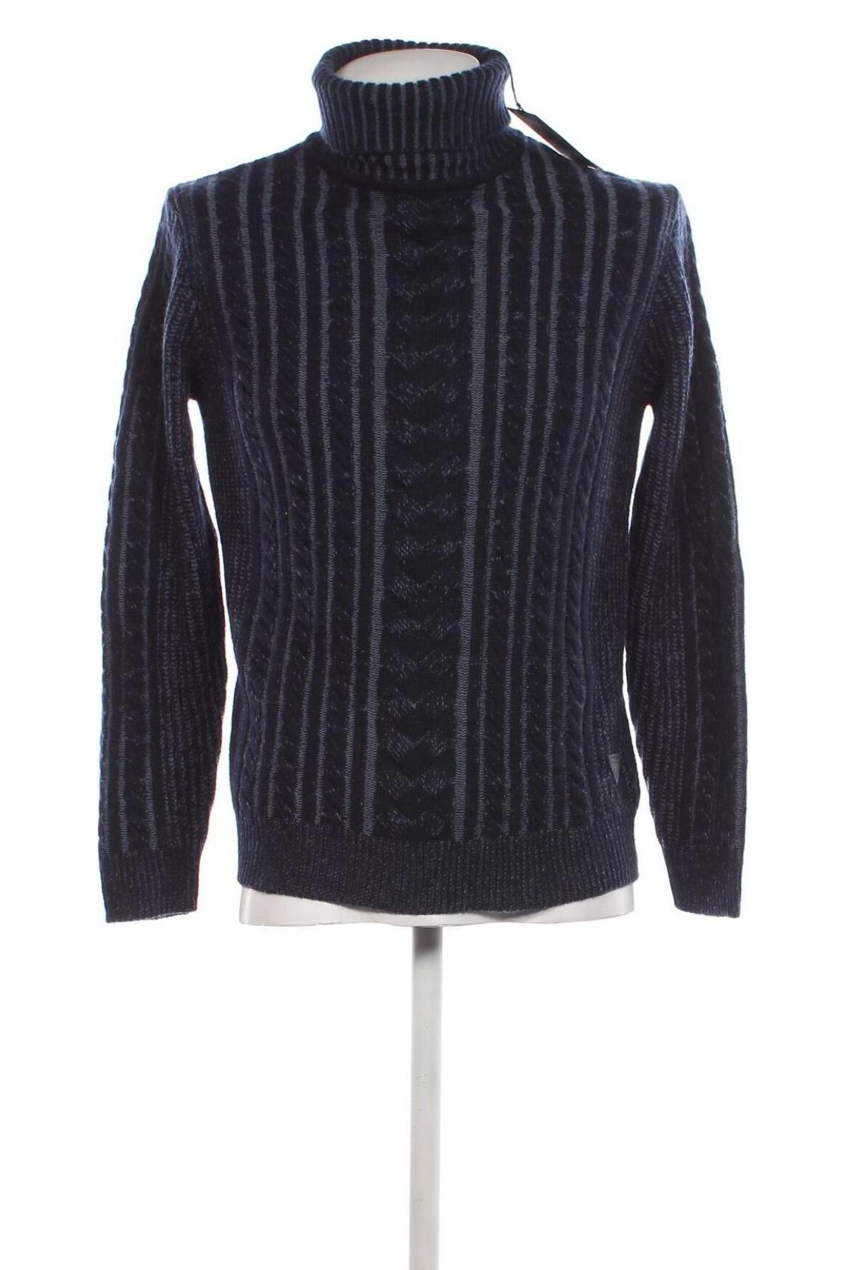 Herrenpullover Guess, Größe M, Farbe Blau, Preis € 36,29