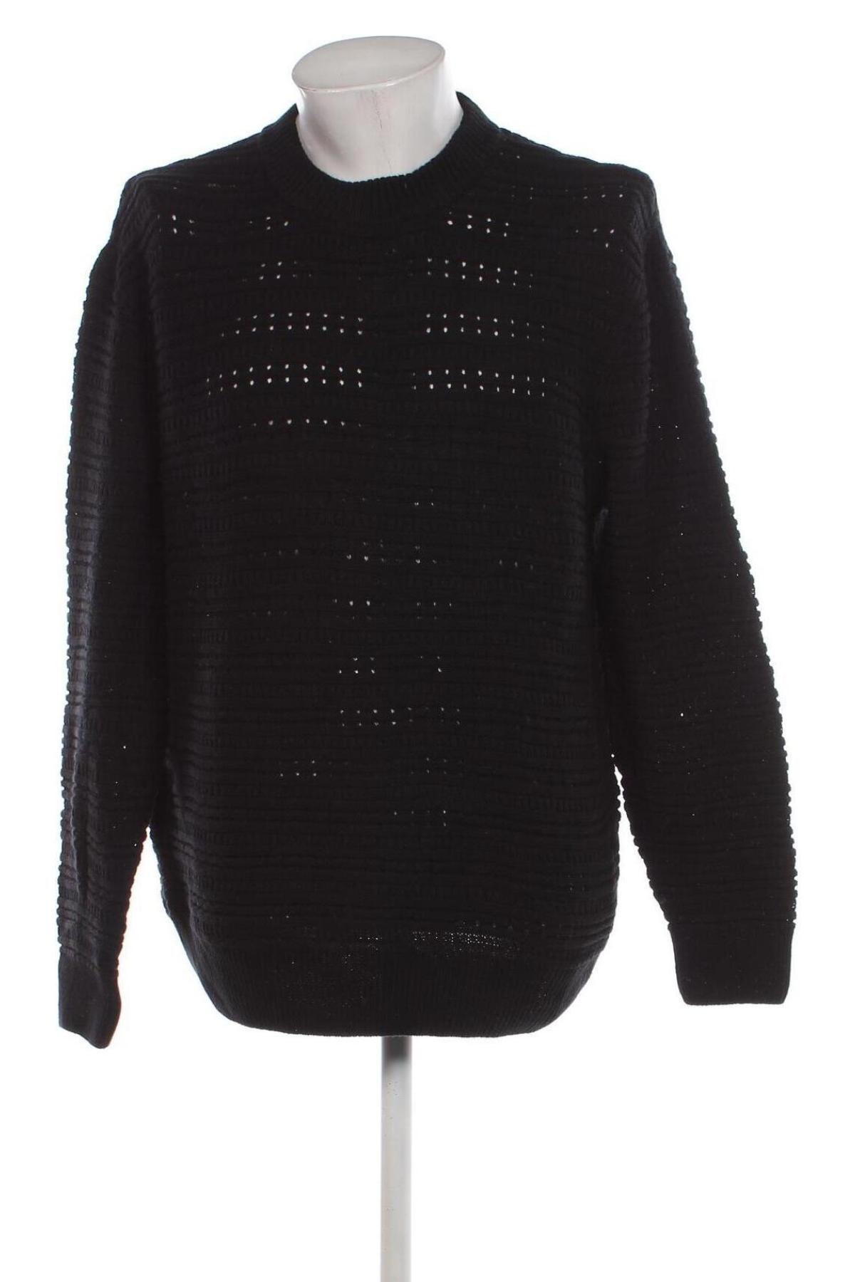 Męski sweter H&M, Rozmiar L, Kolor Czarny, Cena 32,99 zł