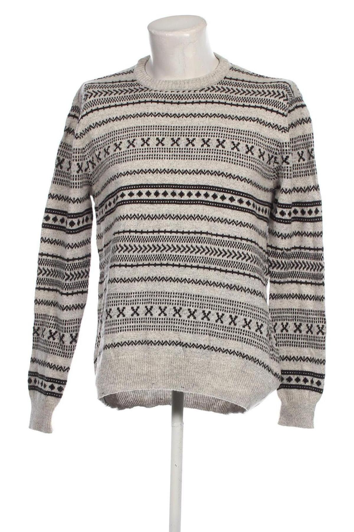 Męski sweter H&M Divided, Rozmiar L, Kolor Kolorowy, Cena 32,99 zł