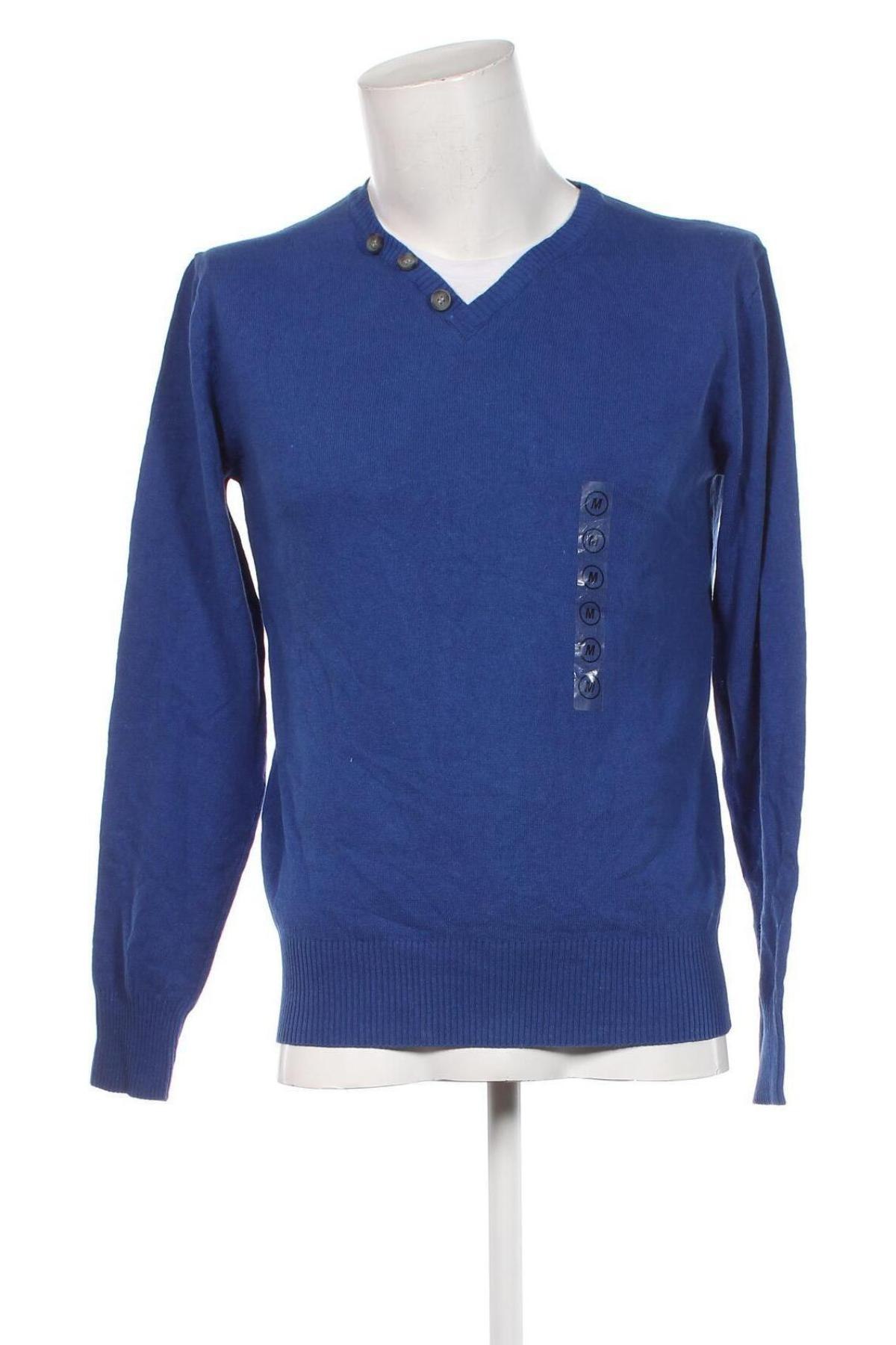 Herrenpullover Identic, Größe M, Farbe Blau, Preis 7,49 €