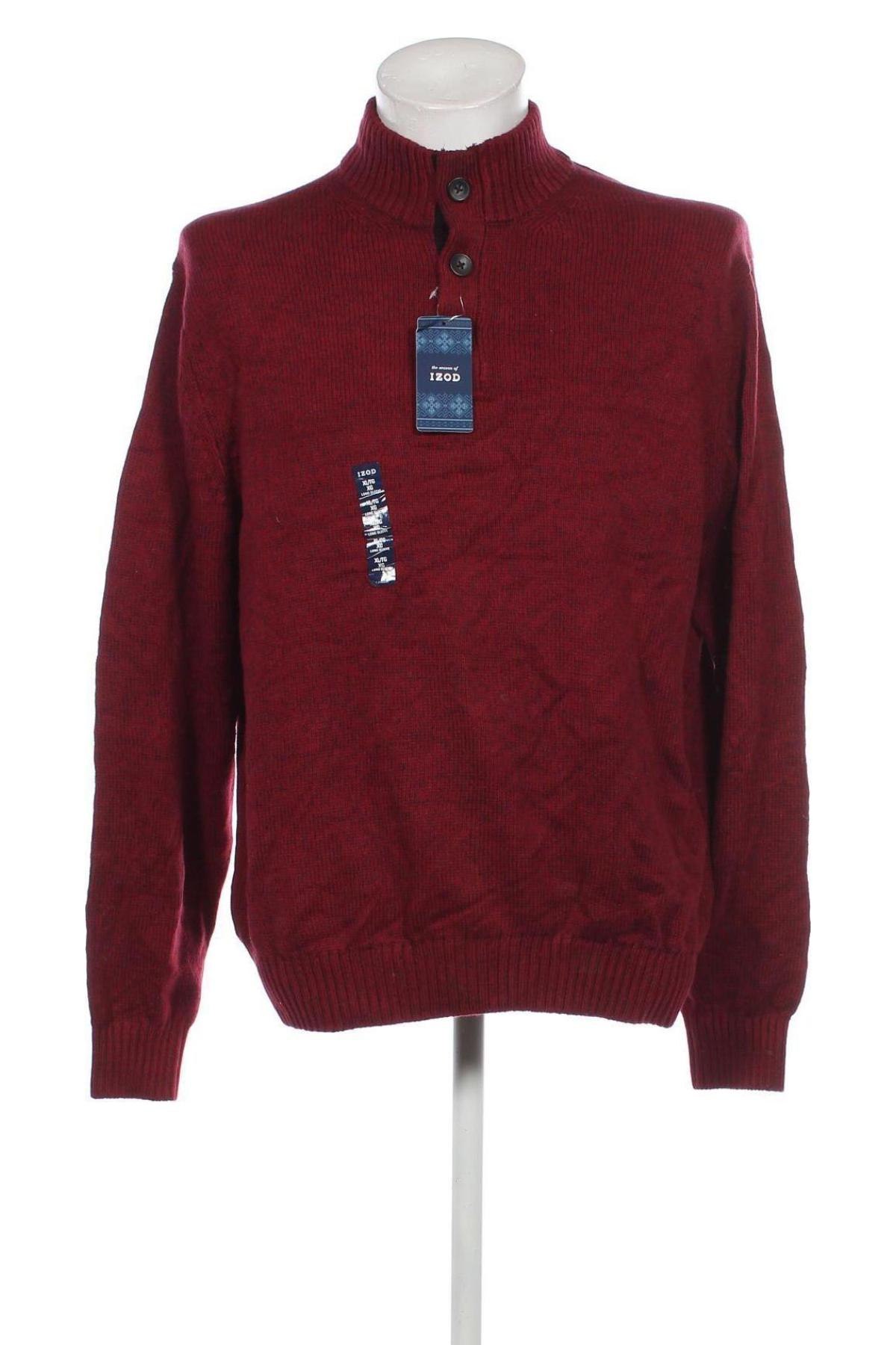 Męski sweter Izod, Rozmiar XL, Kolor Czerwony, Cena 51,99 zł