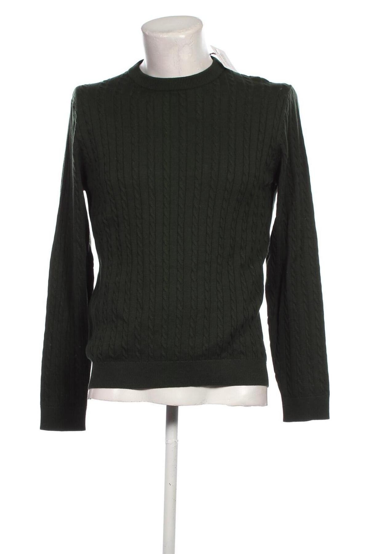 Herrenpullover Jack & Jones, Größe L, Farbe Grün, Preis 17,99 €