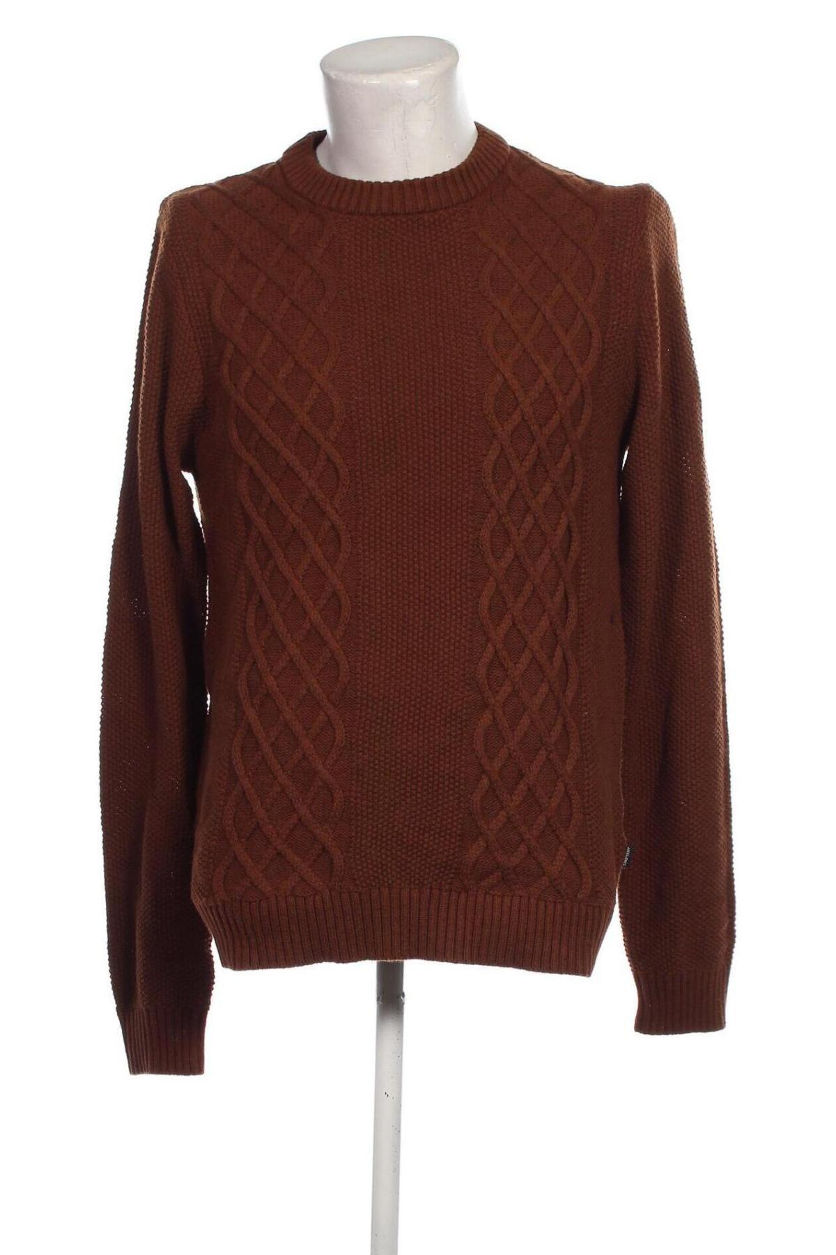 Herrenpullover Jack & Jones, Größe L, Farbe Braun, Preis 17,99 €