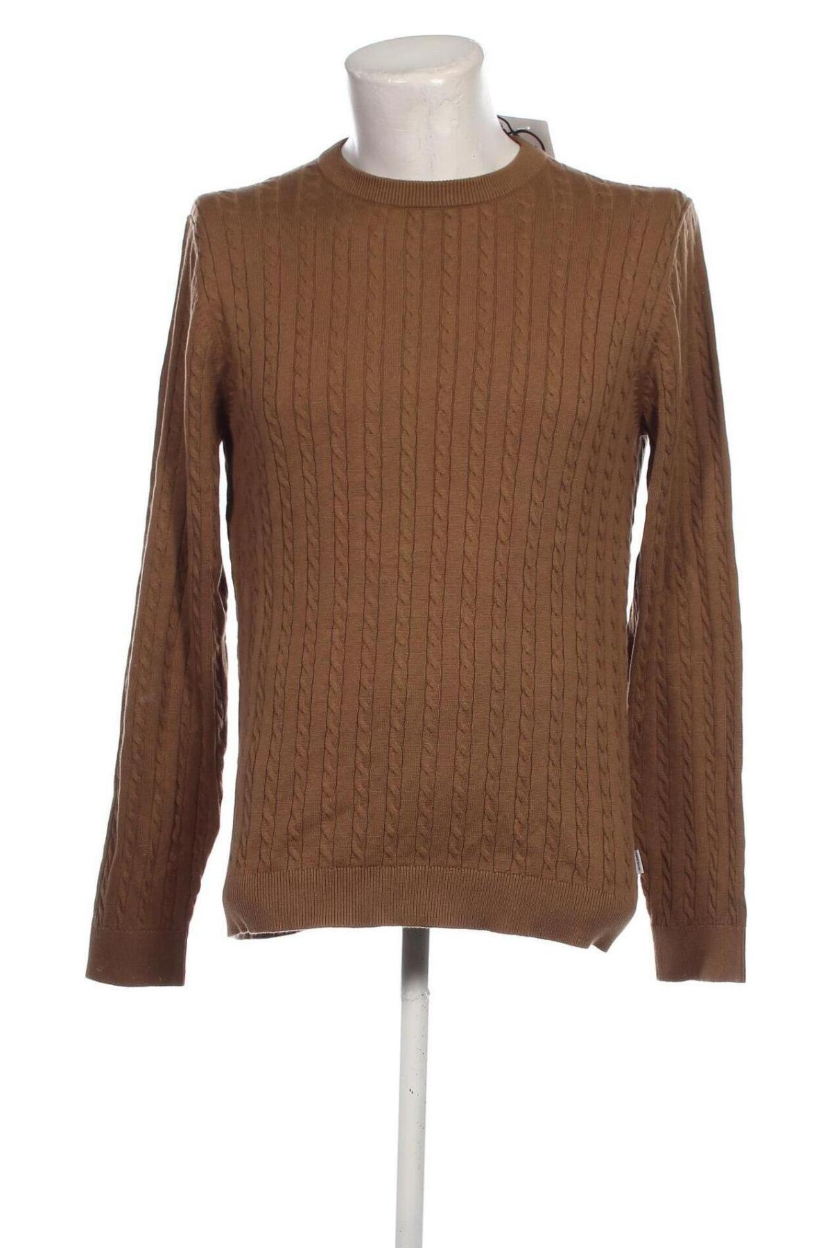 Herrenpullover Jack & Jones, Größe L, Farbe Braun, Preis € 20,79