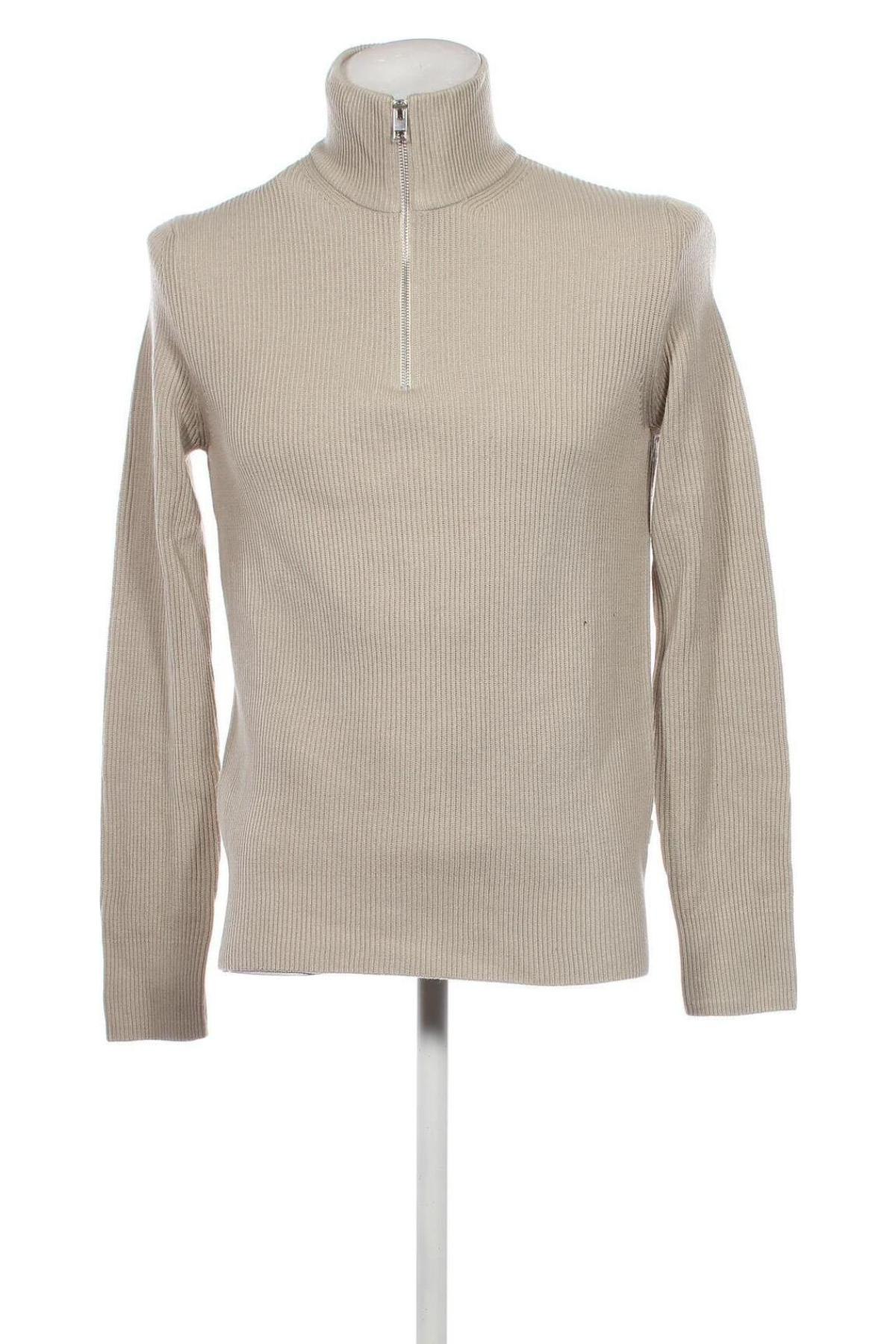 Herrenpullover Jack & Jones, Größe S, Farbe Beige, Preis € 20,79