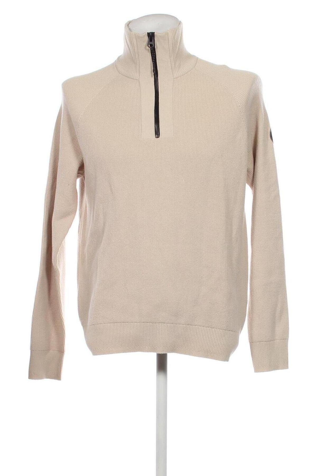 Męski sweter Jack & Jones, Rozmiar L, Kolor Beżowy, Cena 92,99 zł