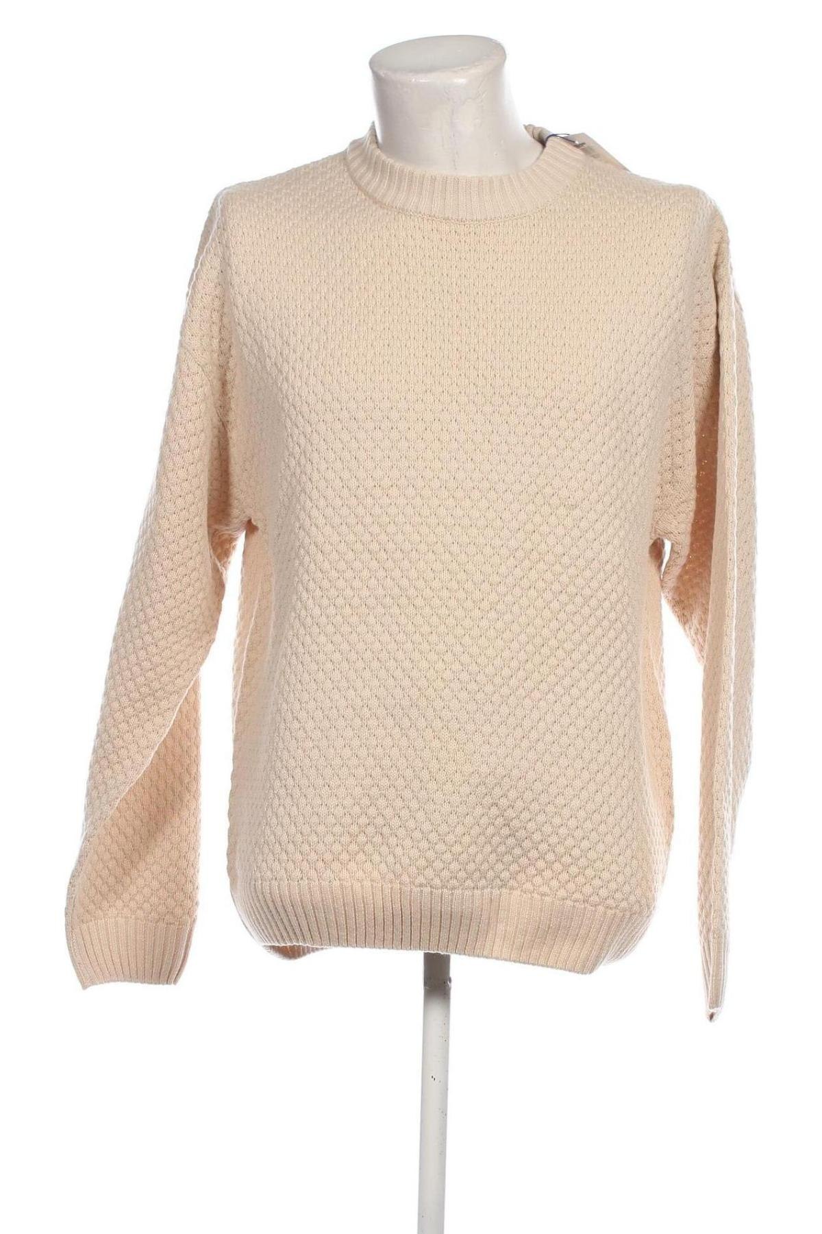 Herrenpullover Originals By Jack & Jones, Größe L, Farbe Beige, Preis € 15,99