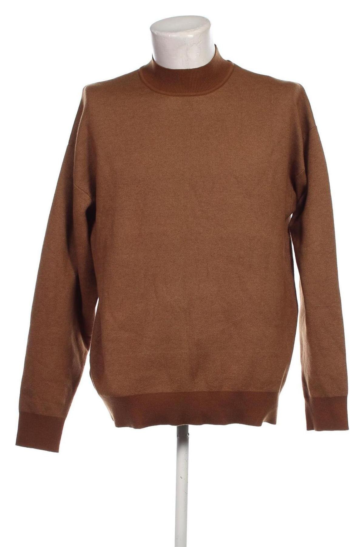 Męski sweter Jack & Jones, Rozmiar L, Kolor Brązowy, Cena 105,99 zł