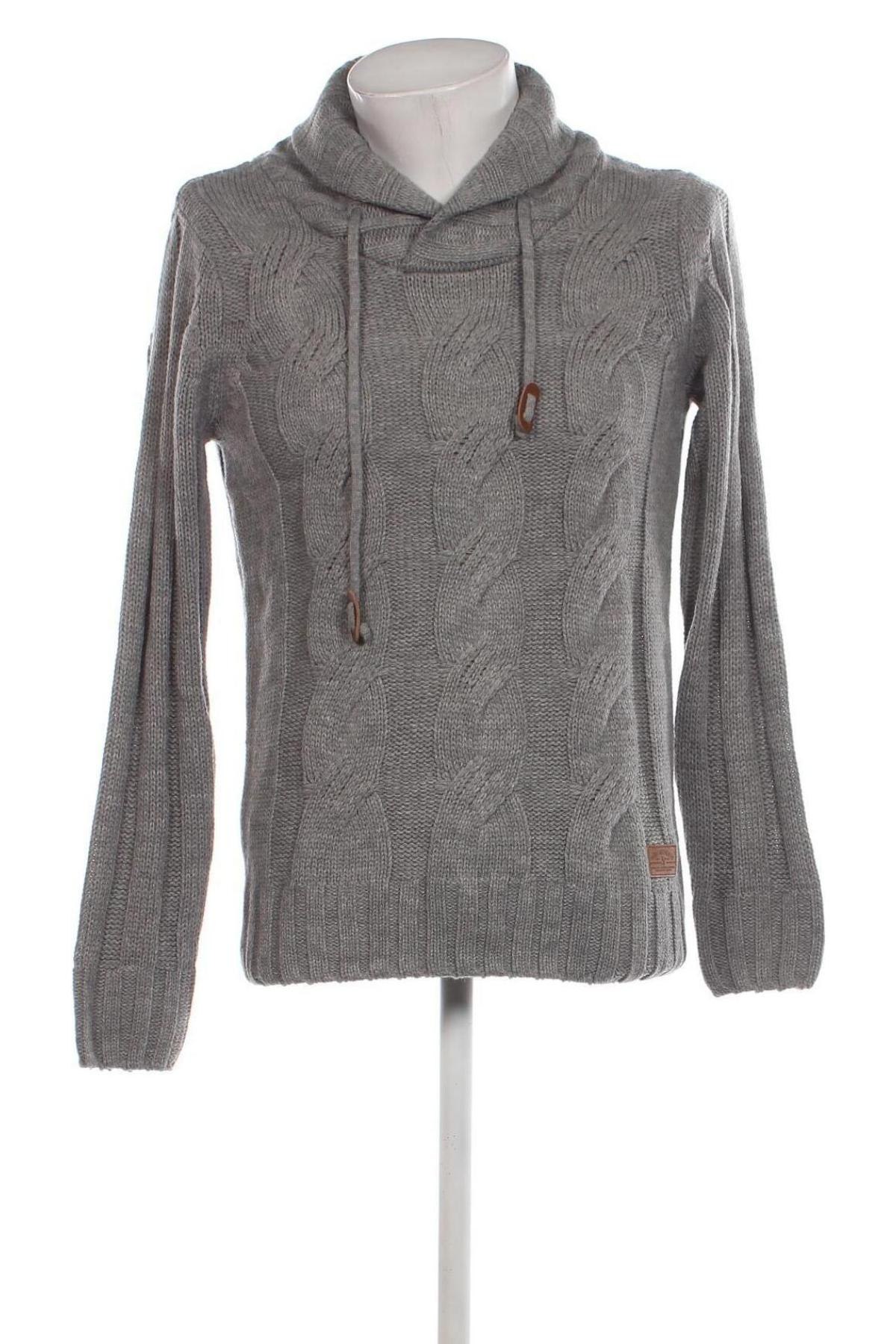 Herrenpullover John Devin, Größe S, Farbe Grau, Preis € 6,49