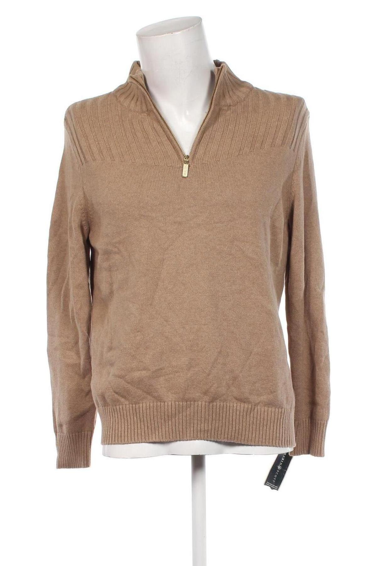 Herrenpullover Karen Scott, Größe XL, Farbe Beige, Preis 9,49 €