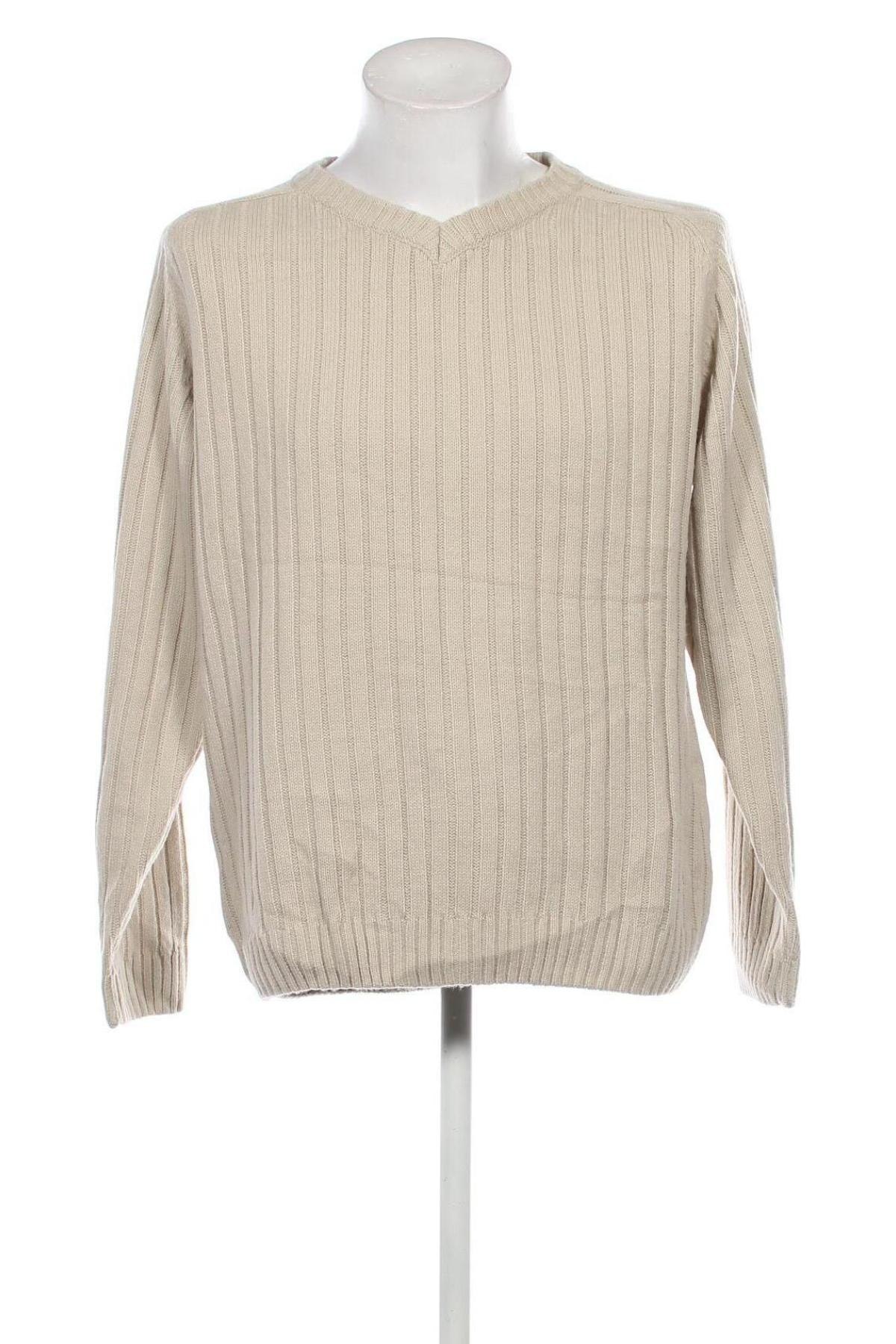 Herrenpullover Mangoon, Größe L, Farbe Beige, Preis 9,49 €