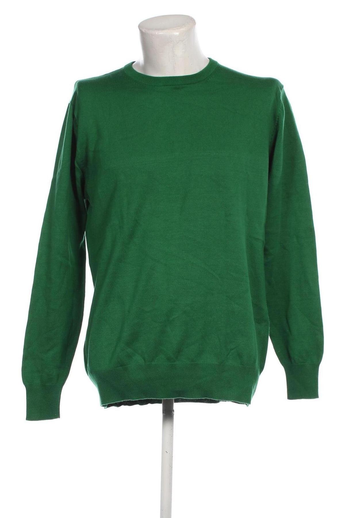 Herrenpullover Montego, Größe L, Farbe Grün, Preis 7,49 €