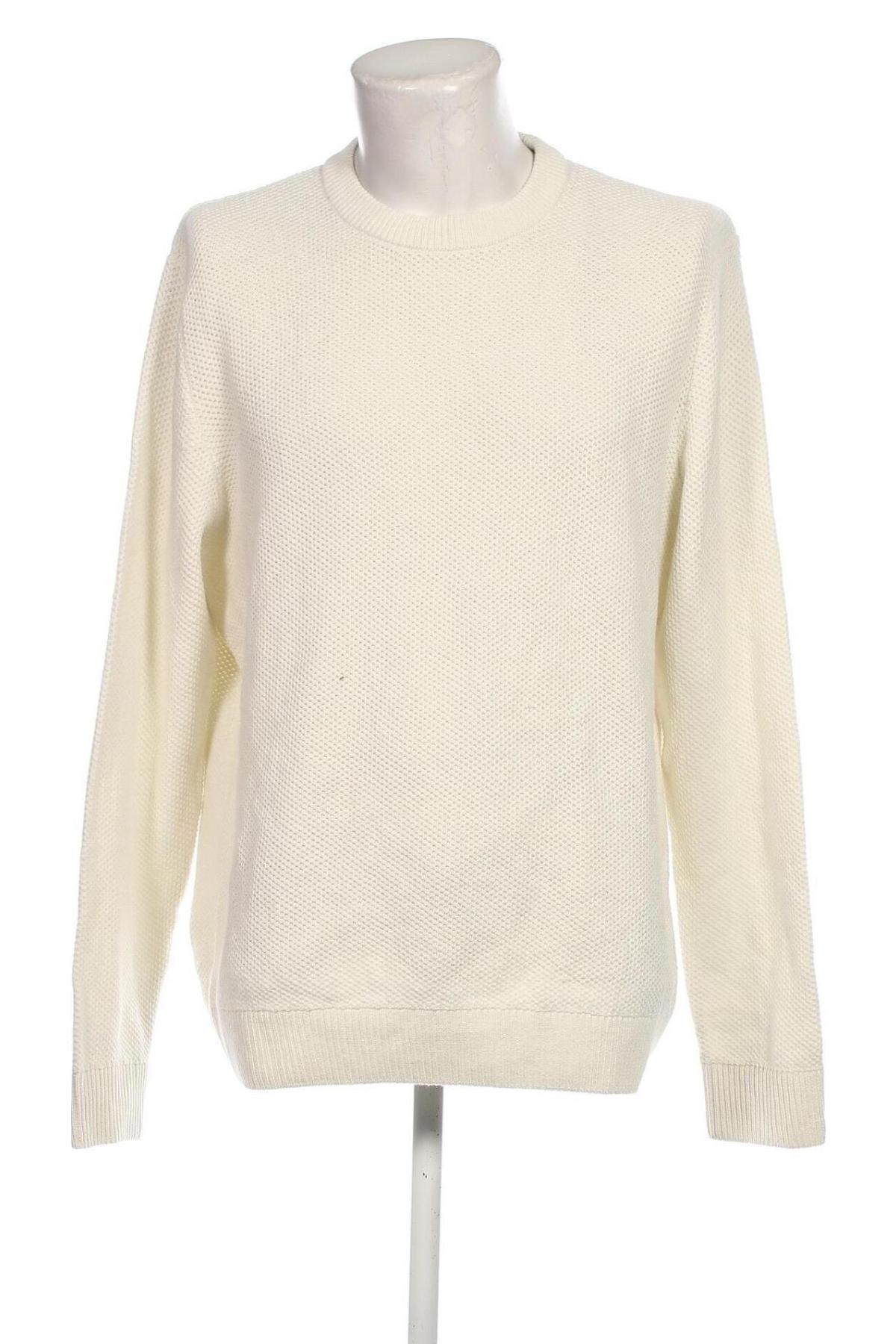 Herrenpullover Originals By Jack & Jones, Größe XXL, Farbe Weiß, Preis € 15,99