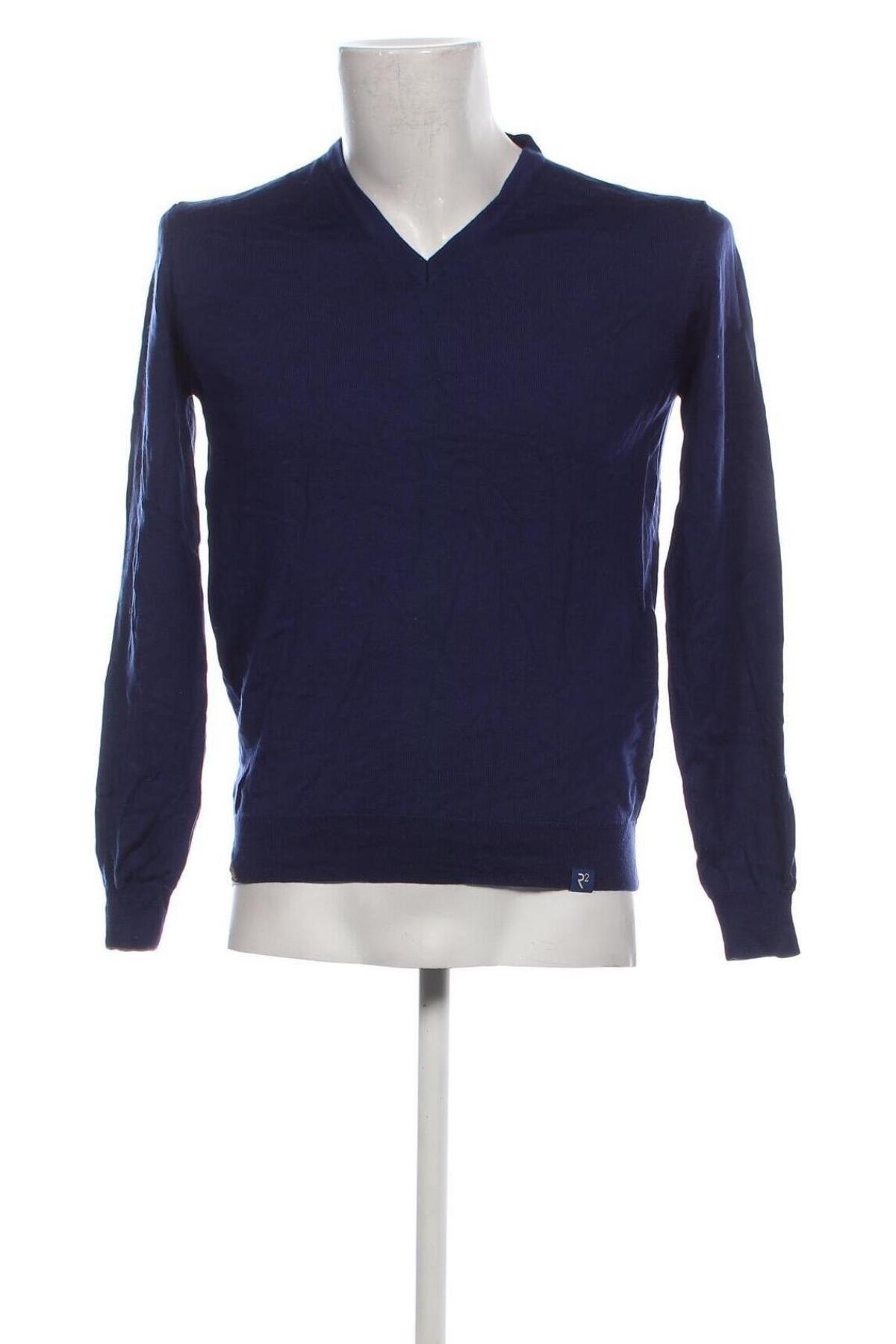 Herrenpullover R2 Amsterdam, Größe M, Farbe Blau, Preis 23,99 €