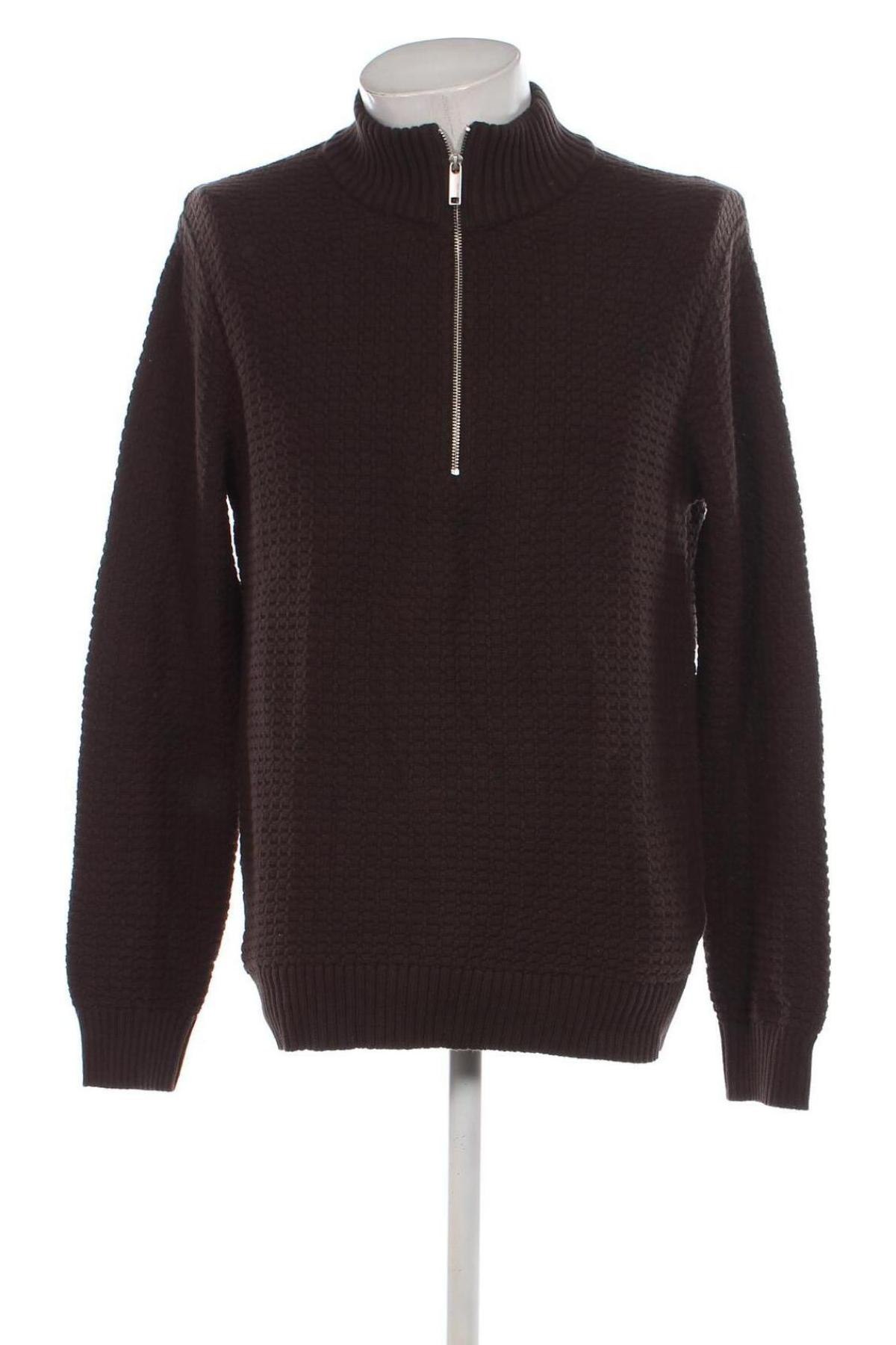 Herrenpullover Selected Homme, Größe L, Farbe Braun, Preis 13,99 €