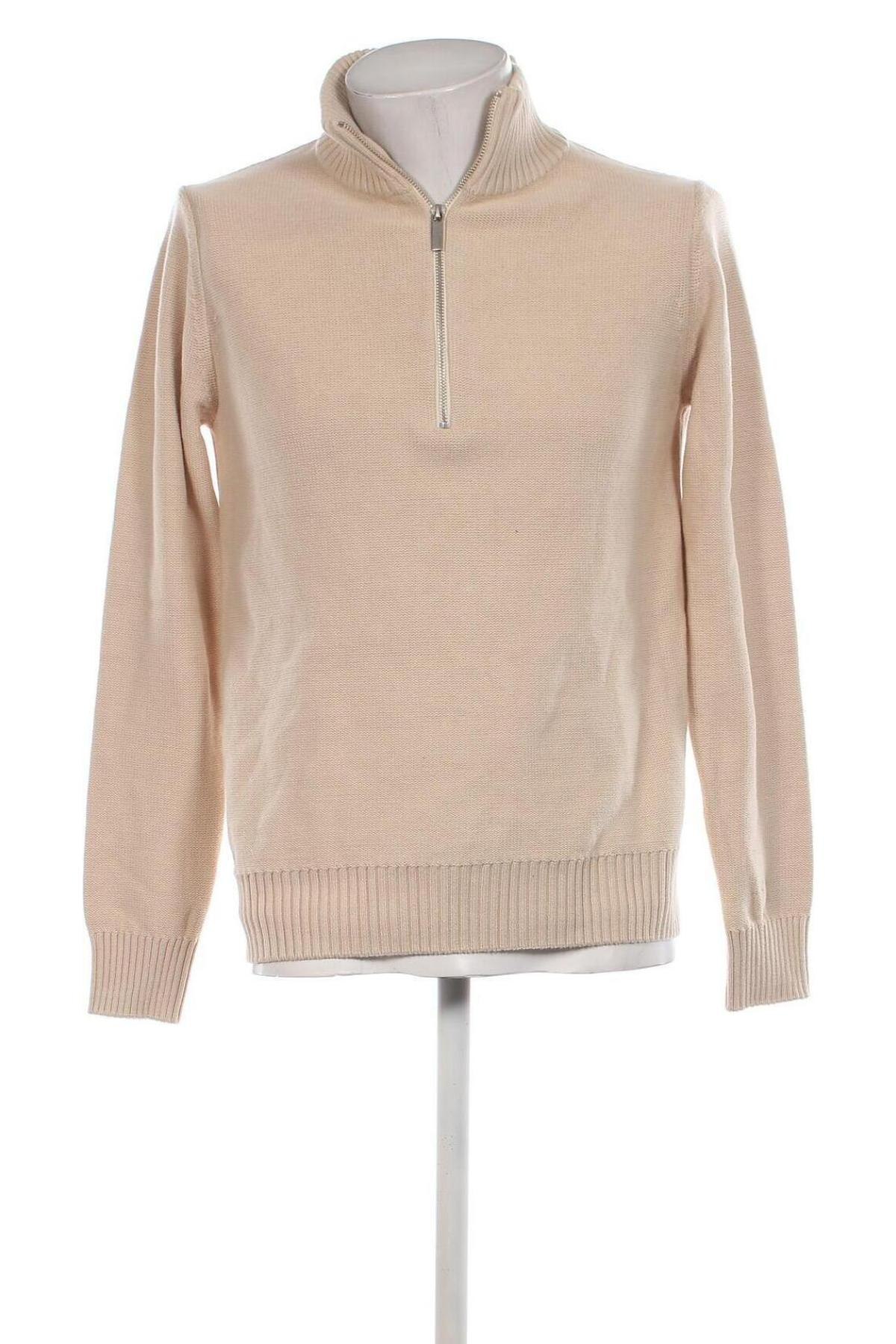 Herrenpullover Selected Homme, Größe M, Farbe Beige, Preis € 39,69