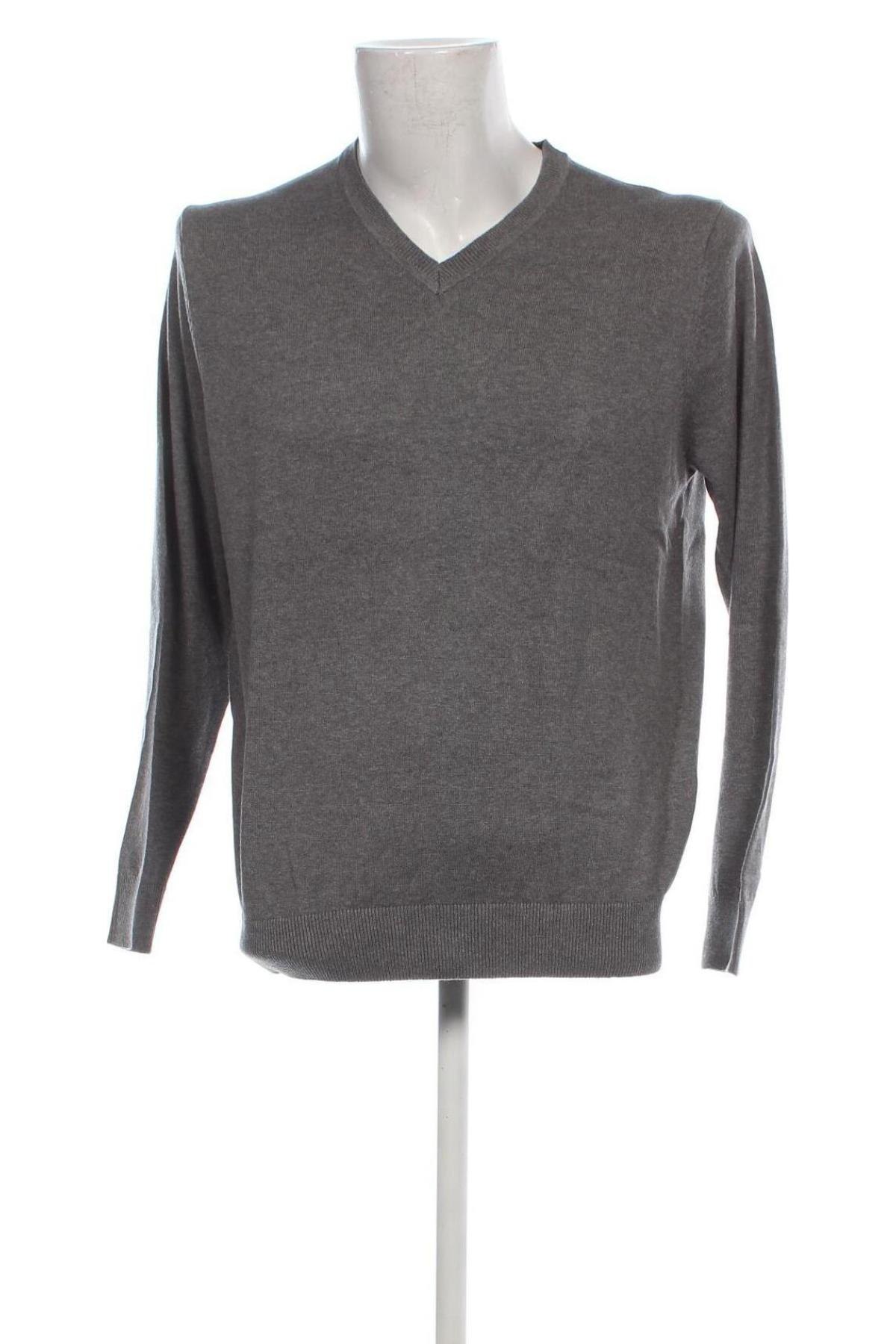 Herrenpullover Springfield, Größe L, Farbe Grau, Preis € 15,99