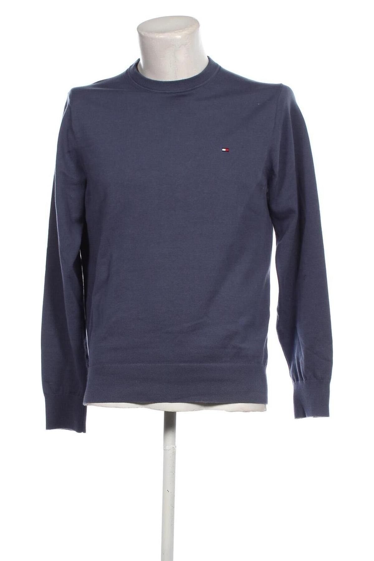 Herrenpullover Tommy Hilfiger, Größe M, Farbe Blau, Preis 83,49 €