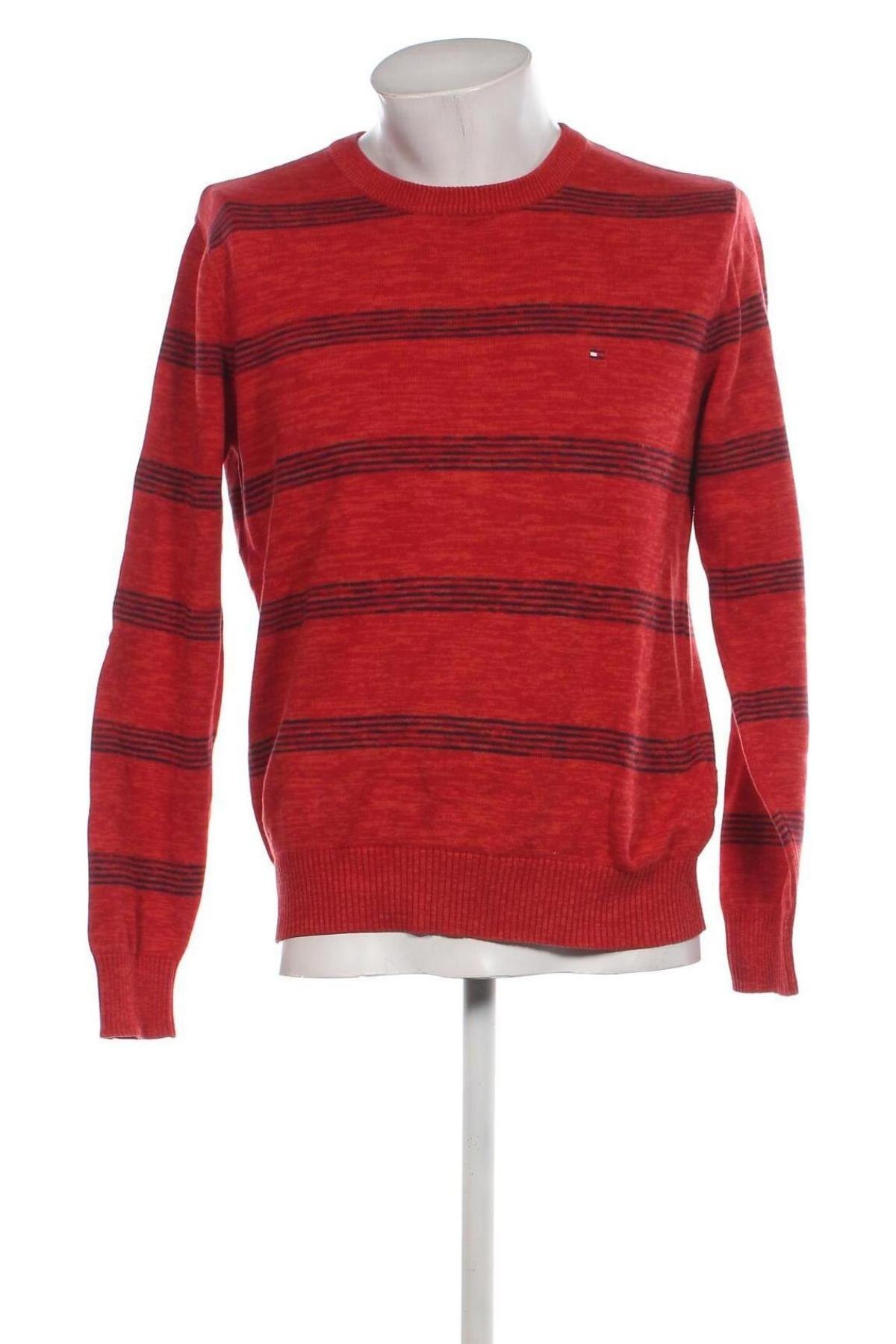 Herrenpullover Tommy Hilfiger, Größe M, Farbe Rot, Preis 31,99 €