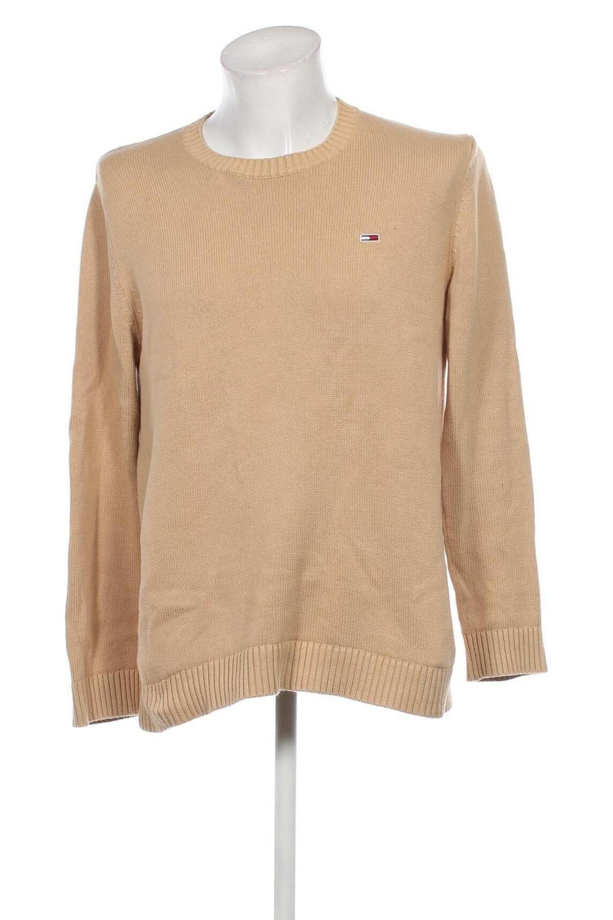 Herrenpullover Tommy Jeans, Größe L, Farbe Beige, Preis € 36,99