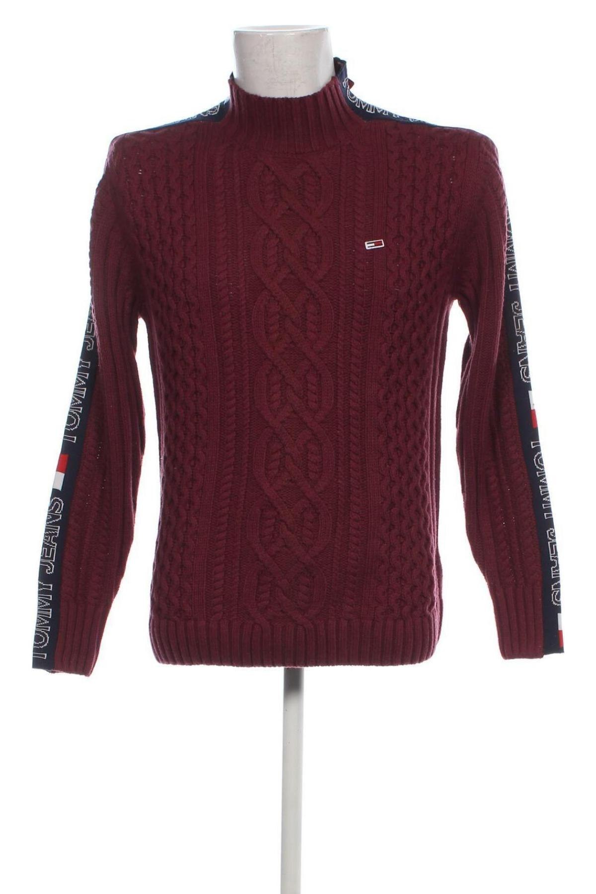 Herrenpullover Tommy Jeans, Größe M, Farbe Rot, Preis € 39,99