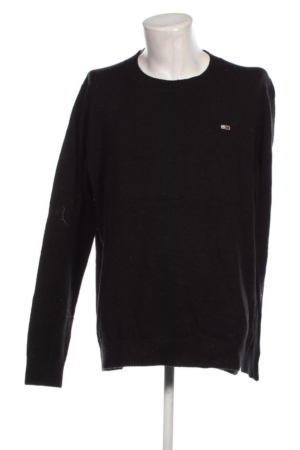 Herrenpullover Tommy Jeans, Größe XXL, Farbe Schwarz, Preis 25,49 €