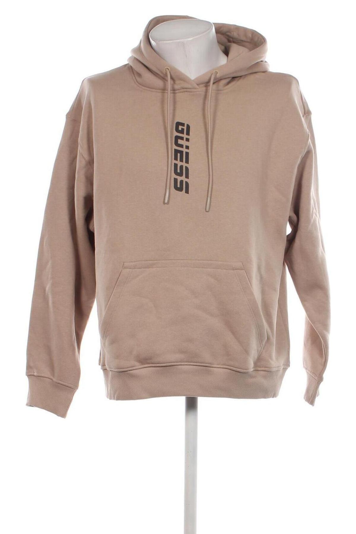 Herren Sweatshirt Guess, Größe L, Farbe Beige, Preis € 44,49