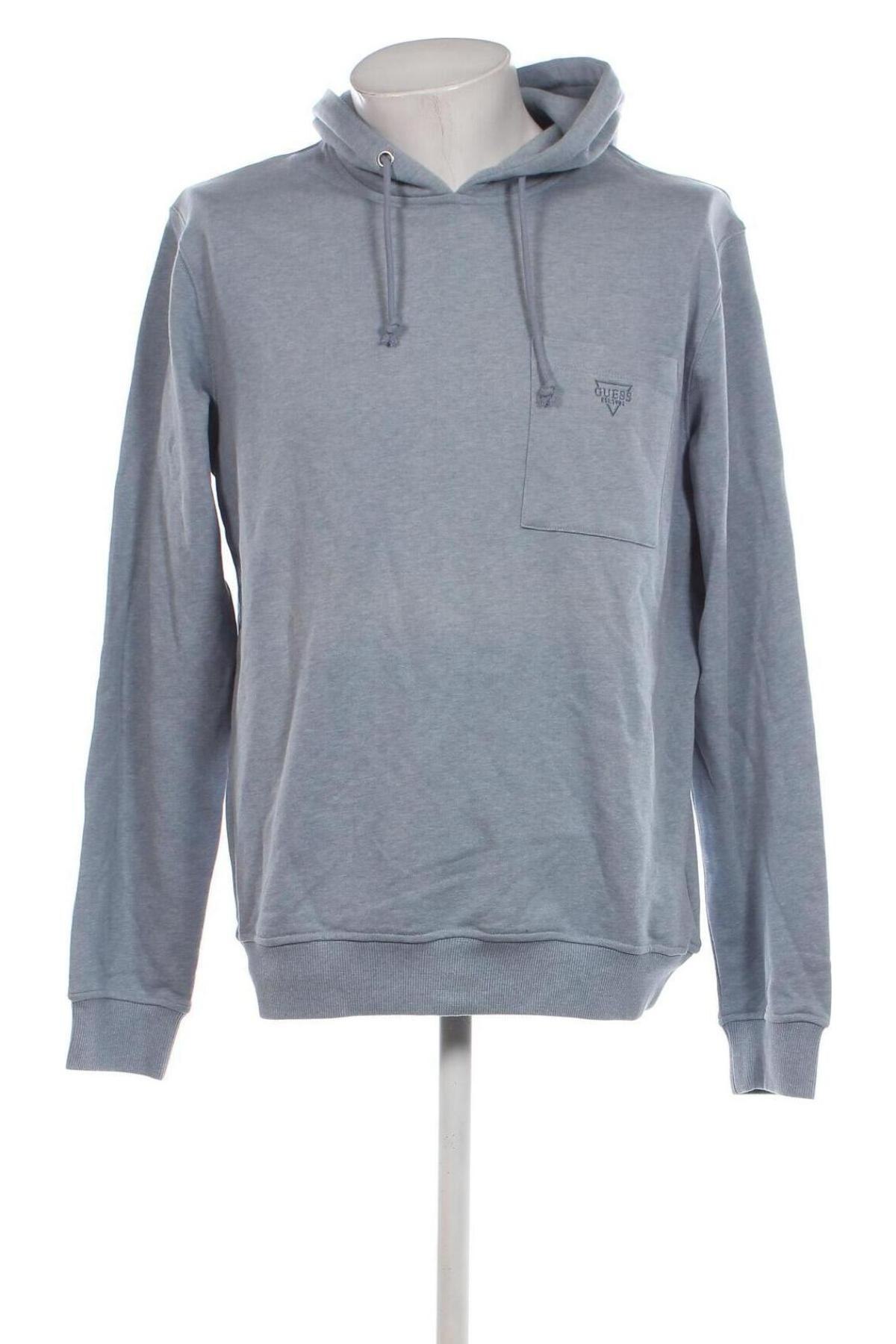 Férfi sweatshirt Guess, Méret L, Szín Kék, Ár 18 179 Ft