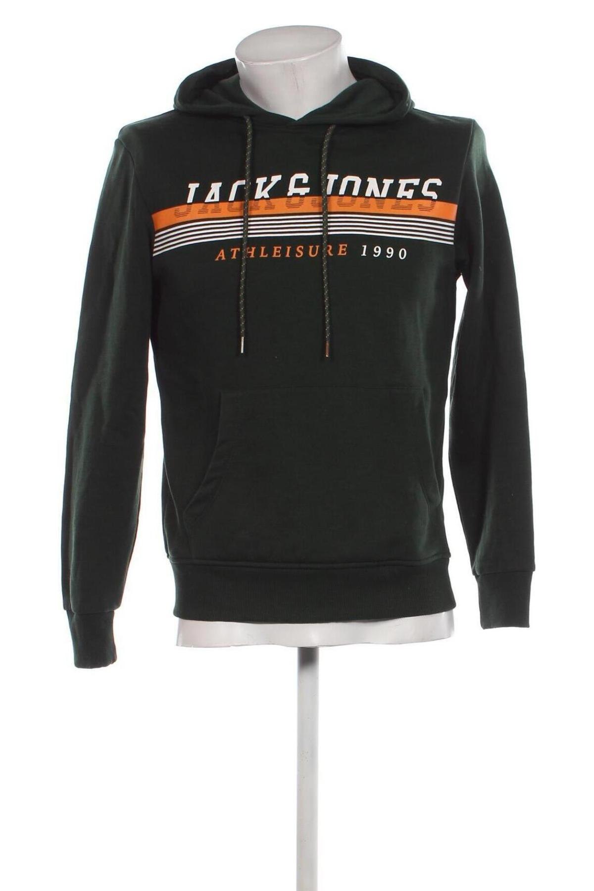 Herren Sweatshirt Jack & Jones, Größe S, Farbe Grün, Preis € 17,00