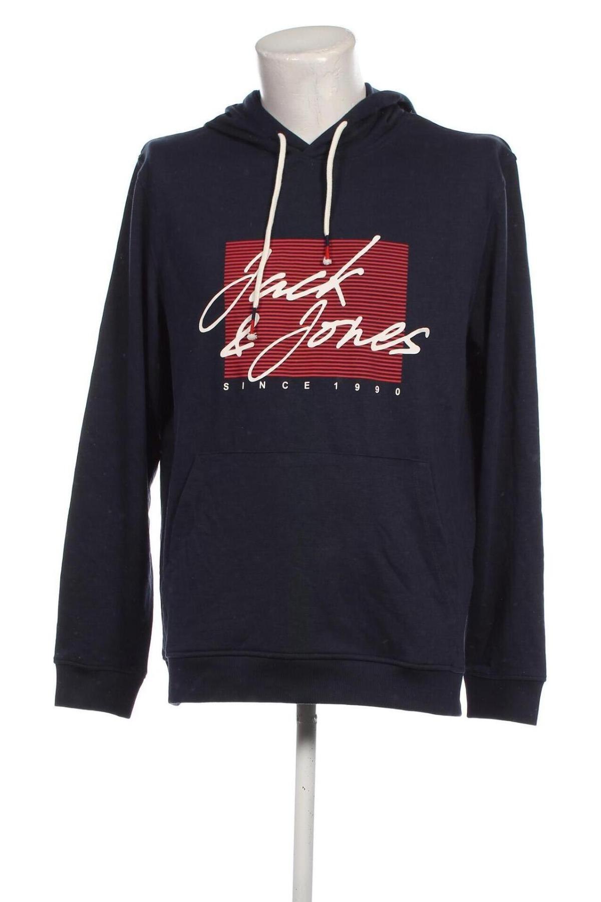 Pánska mikina  Jack & Jones, Veľkosť XL, Farba Modrá, Cena  42,27 €