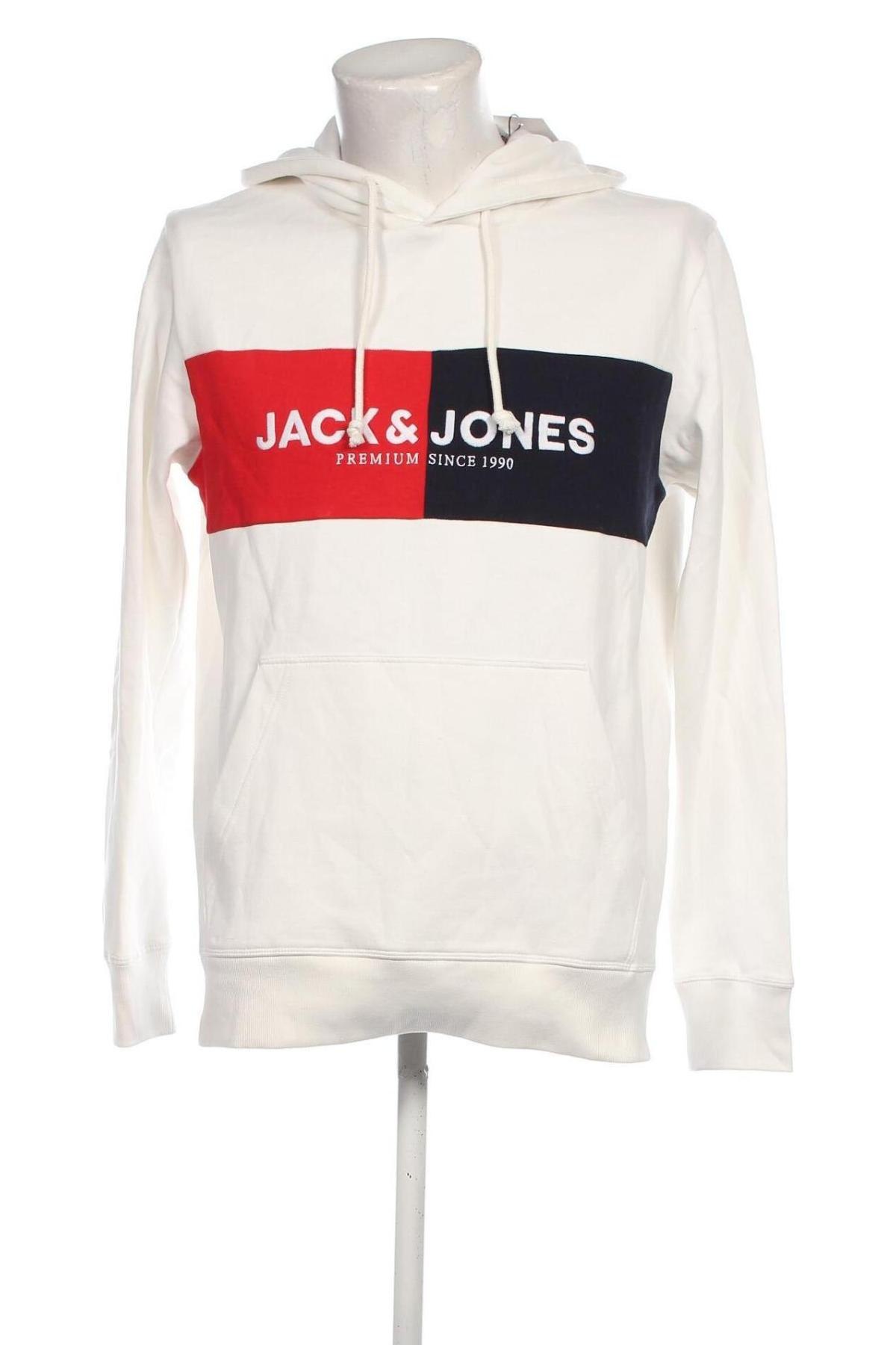 Pánska mikina  Jack & Jones, Veľkosť L, Farba Biela, Cena  42,27 €