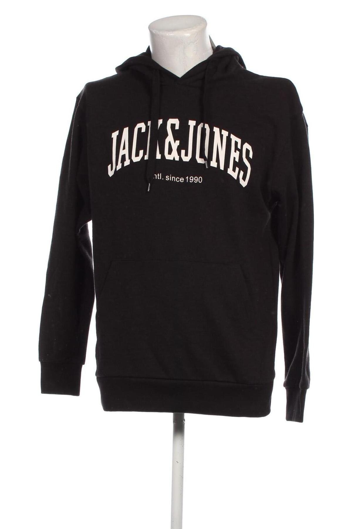 Herren Sweatshirt Jack & Jones, Größe L, Farbe Schwarz, Preis € 16,49