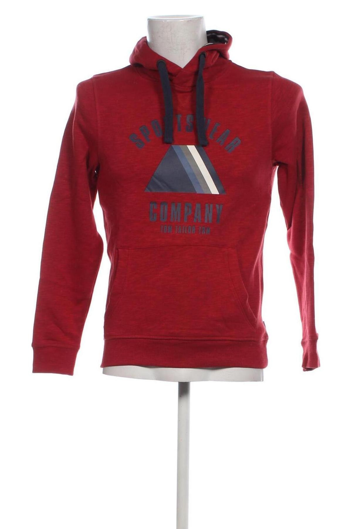 Herren Sweatshirt Tom Tailor, Größe S, Farbe Rot, Preis 47,94 €