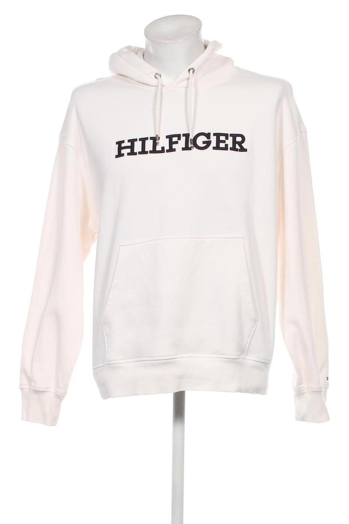 Herren Sweatshirt Tommy Hilfiger, Größe L, Farbe Ecru, Preis 83,49 €