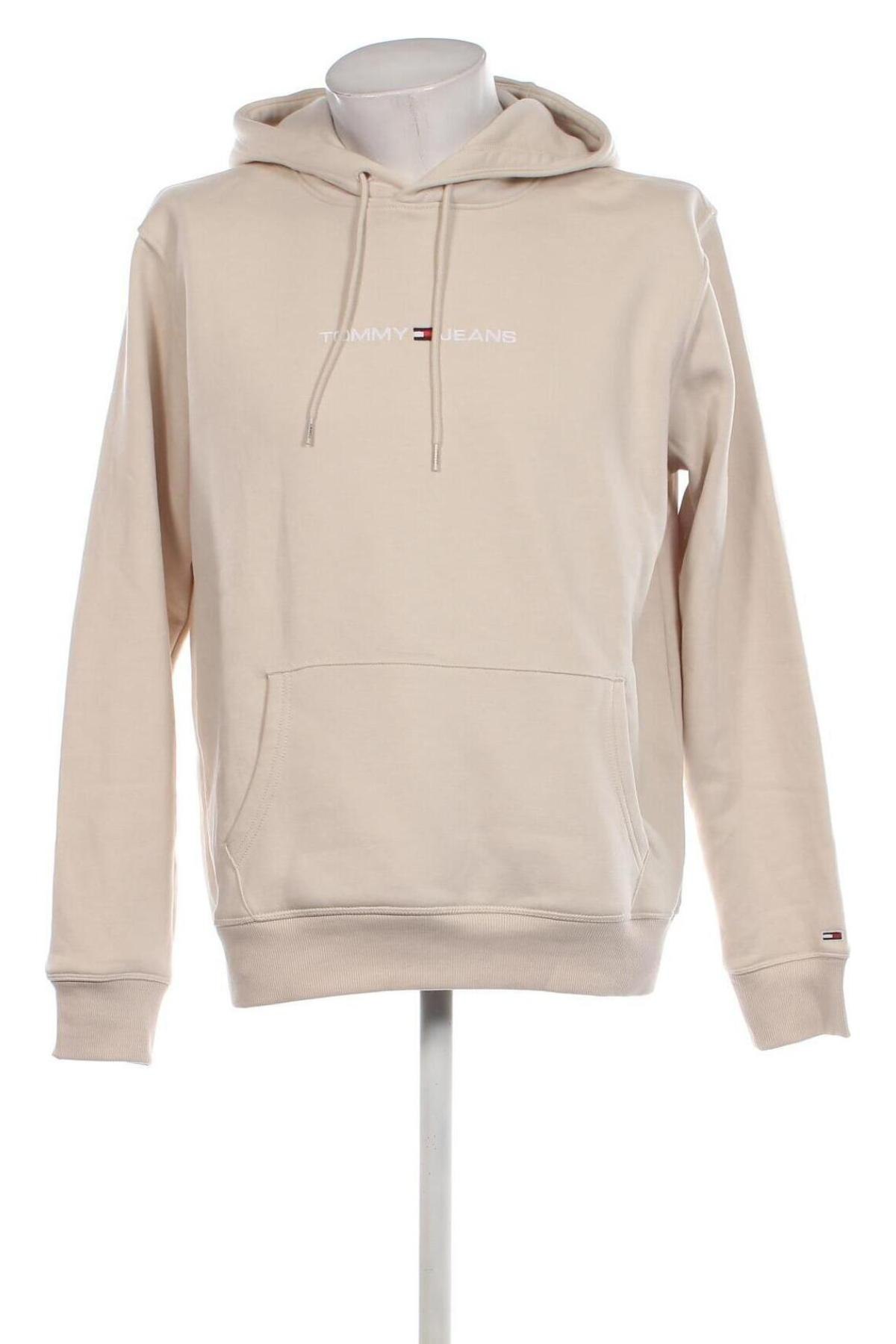 Herren Sweatshirt Tommy Jeans, Größe L, Farbe Beige, Preis € 76,49