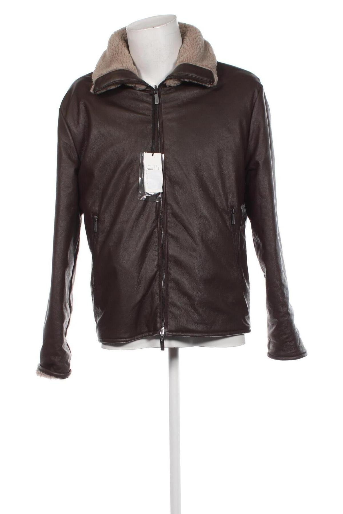 Herren Lederjacke Guess, Größe L, Farbe Mehrfarbig, Preis € 153,61