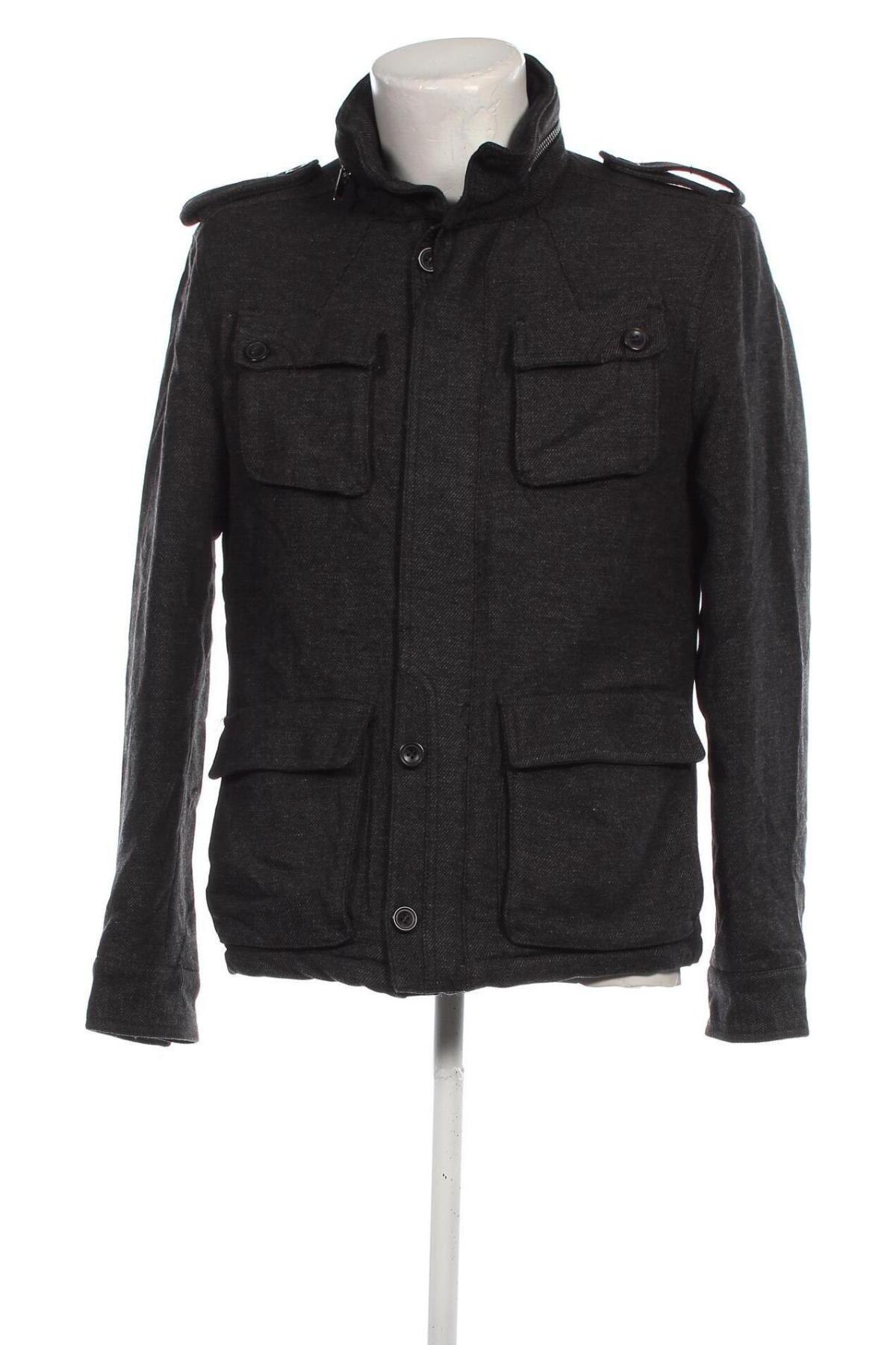 Herrenmantel H&M, Größe M, Farbe Schwarz, Preis € 7,99