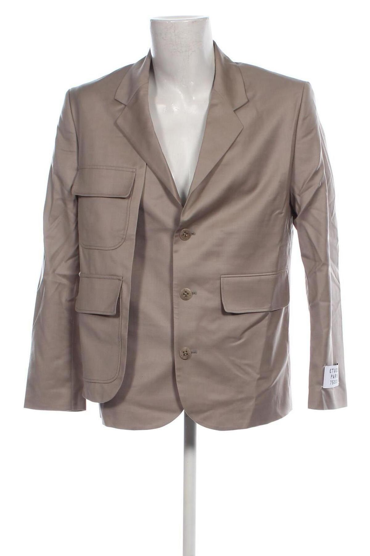 Herren Sakko Etudes, Größe M, Farbe Beige, Preis 215,98 €