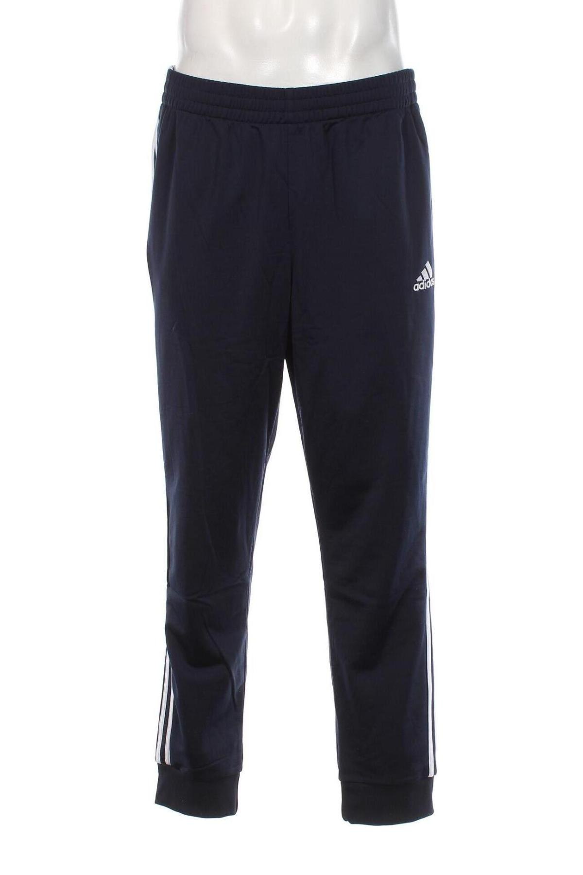 Pantaloni trening de bărbați Adidas, Mărime XL, Culoare Albastru, Preț 305,92 Lei