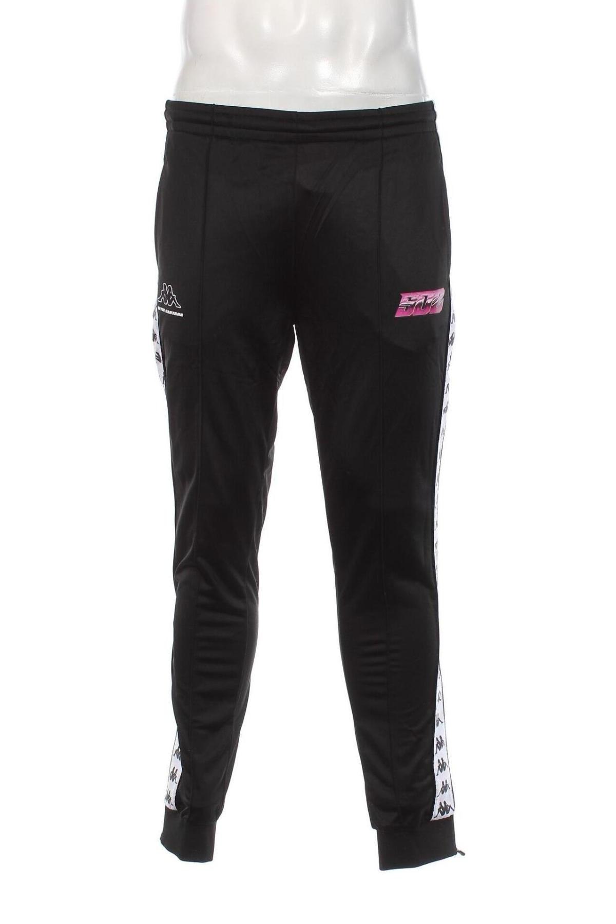 Pantaloni trening de bărbați Kappa, Mărime M, Culoare Negru, Preț 203,95 Lei