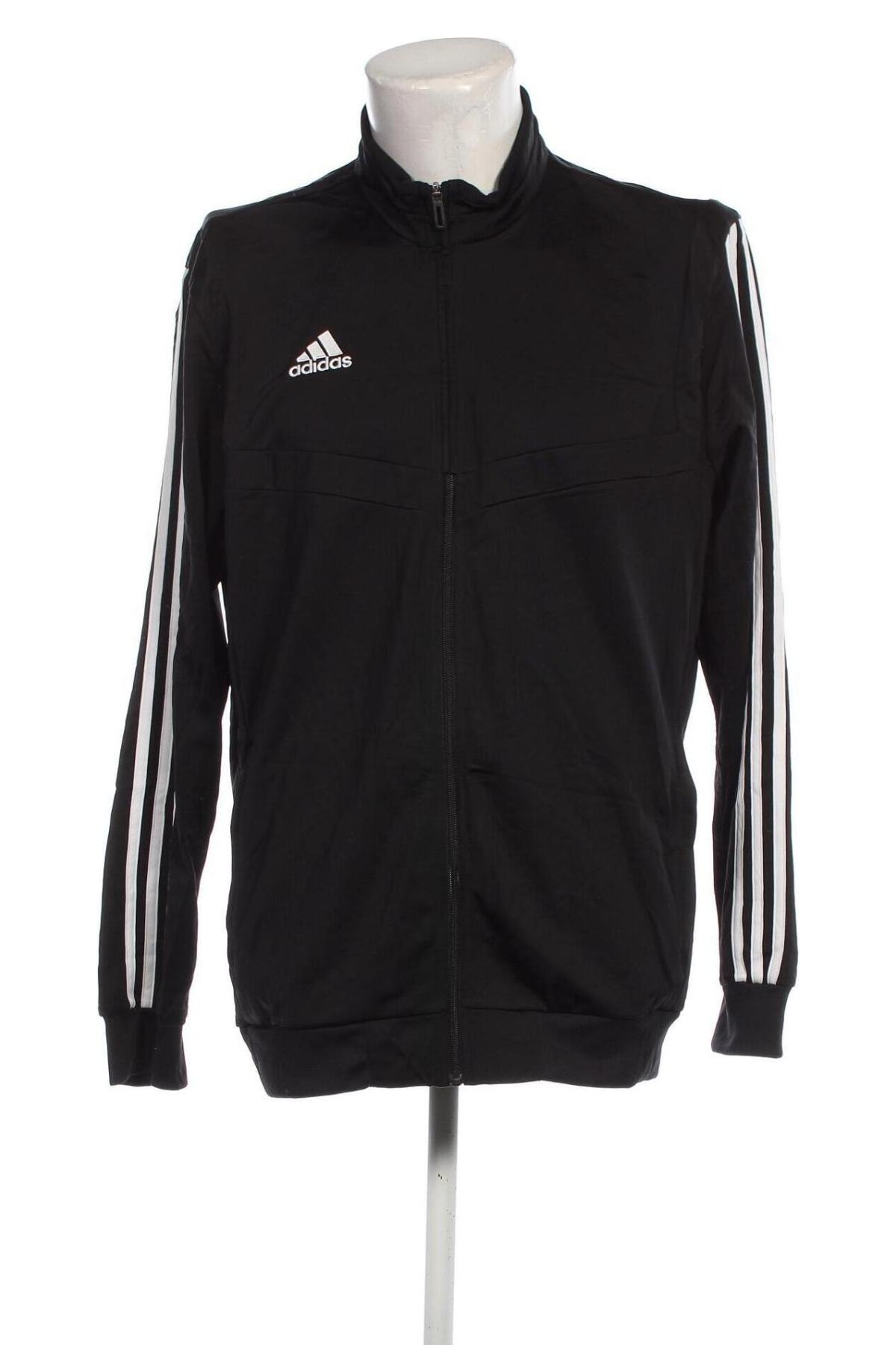 Bluză trening de bărbați Adidas, Mărime XL, Culoare Negru, Preț 157,89 Lei