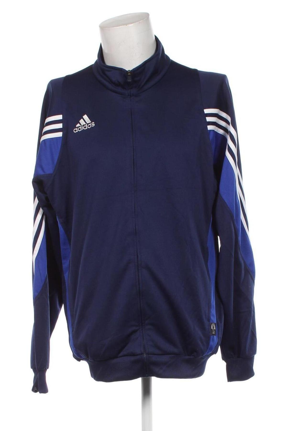 Herren Sportoberteil Adidas, Größe L, Farbe Blau, Preis 11,99 €